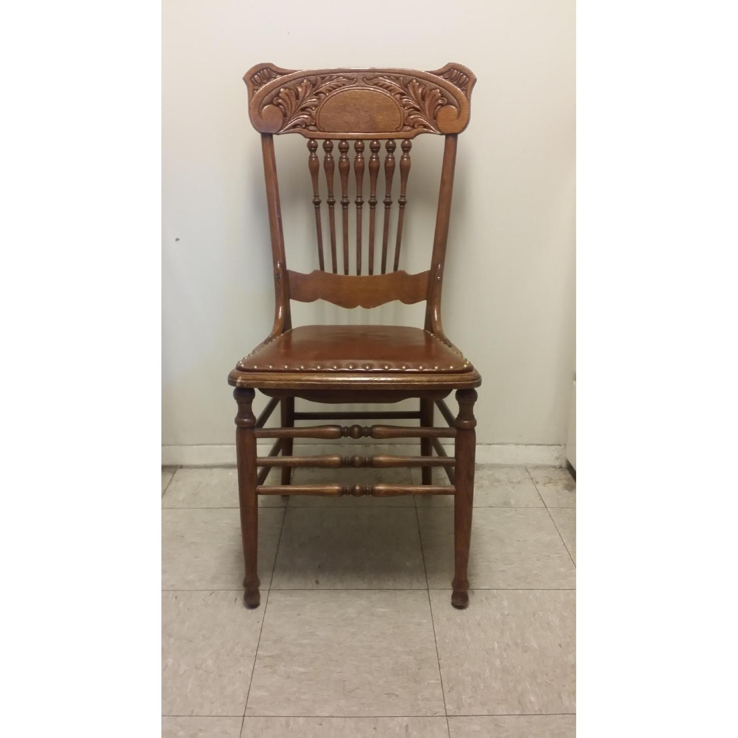 Rustic Hand Crafted Chairs - Set of 4 - image-7