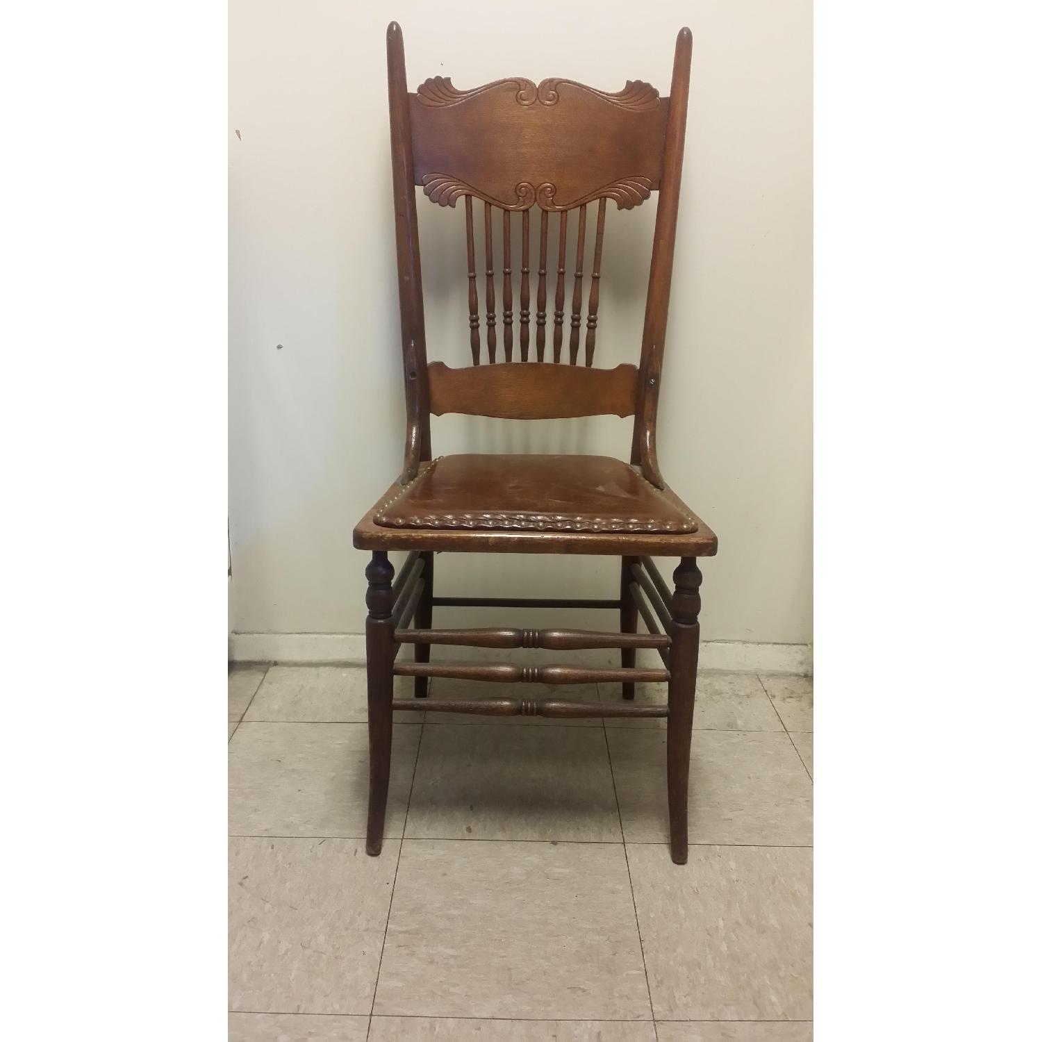 Rustic Hand Crafted Chairs - Set of 4 - image-9