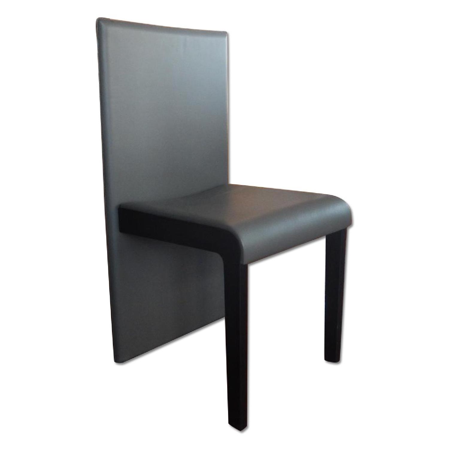 Poltrona Frau Leather Dining Chairs - Set of 8 - image-0