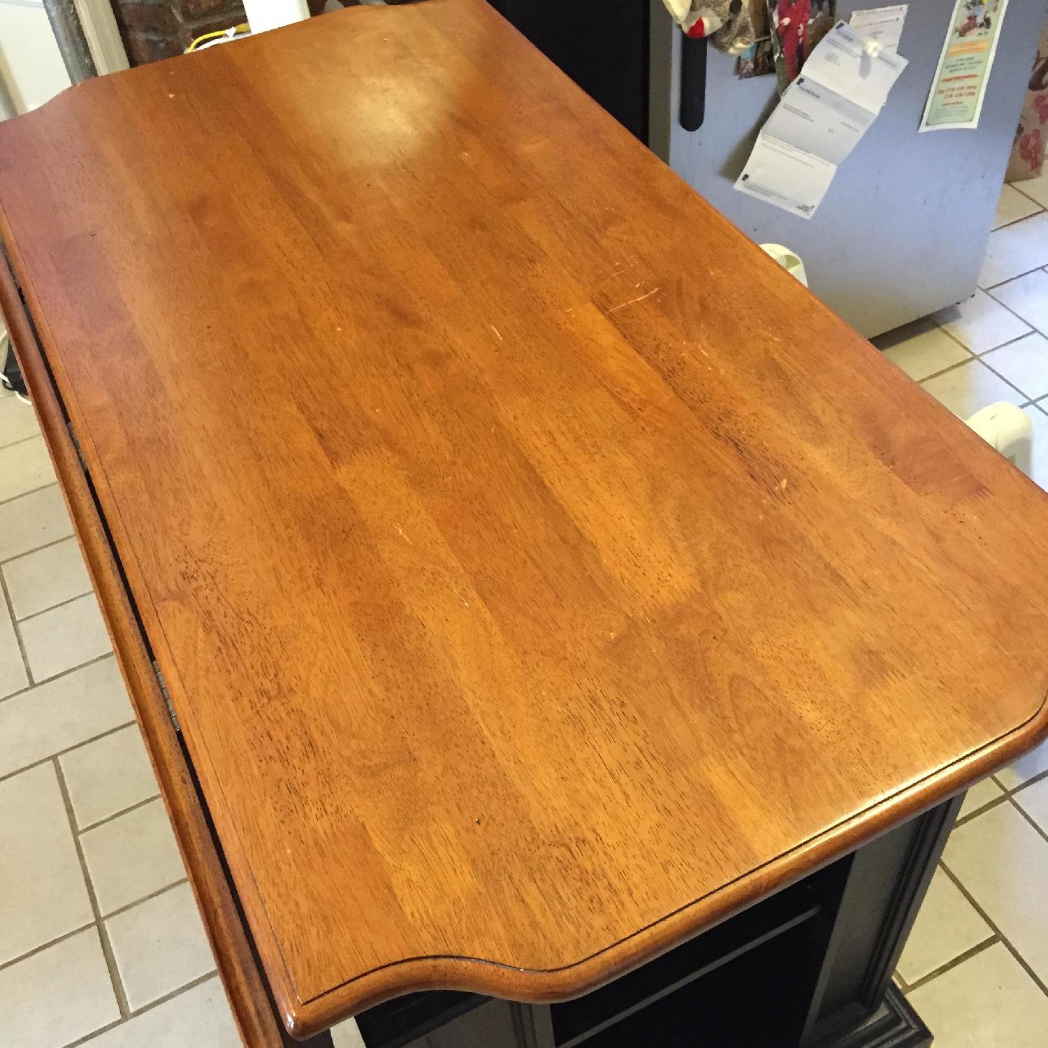 Home Styles Distressed Oak Top Kitchen Island AptDeco