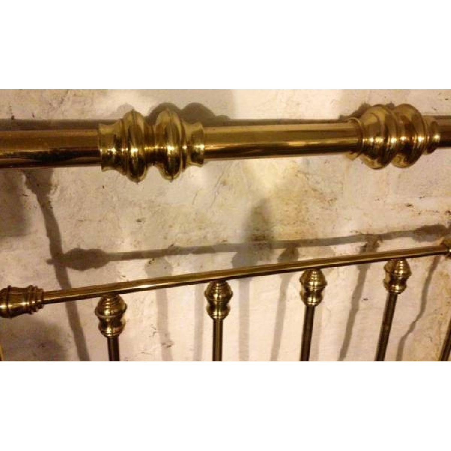 Antique Brass Full/Queen Headboard - image-3