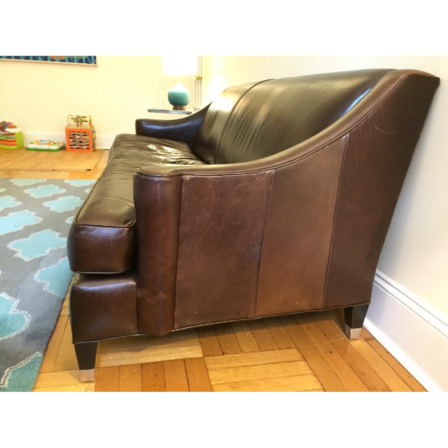 Room & Board Leather Sofa - image-3