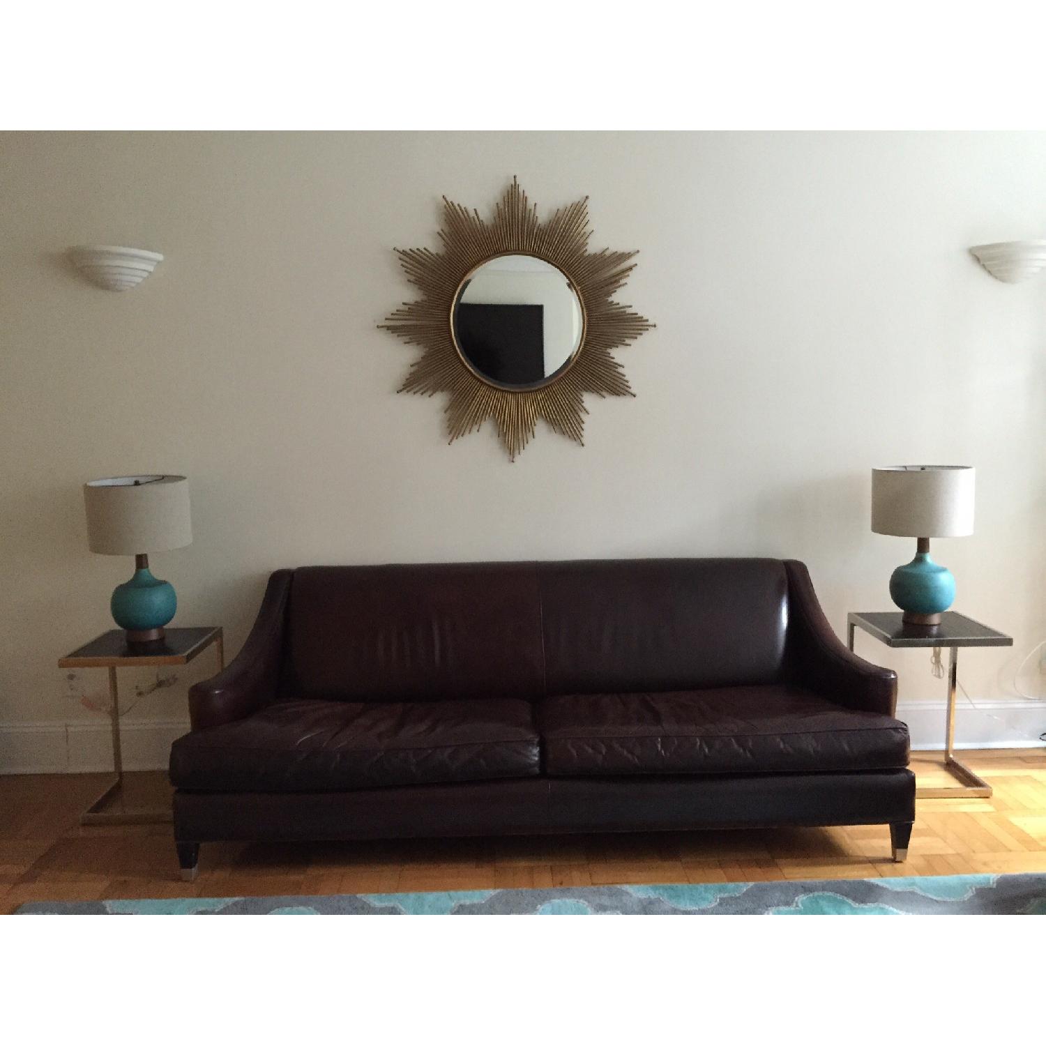 Room & Board Leather Sofa - image-5