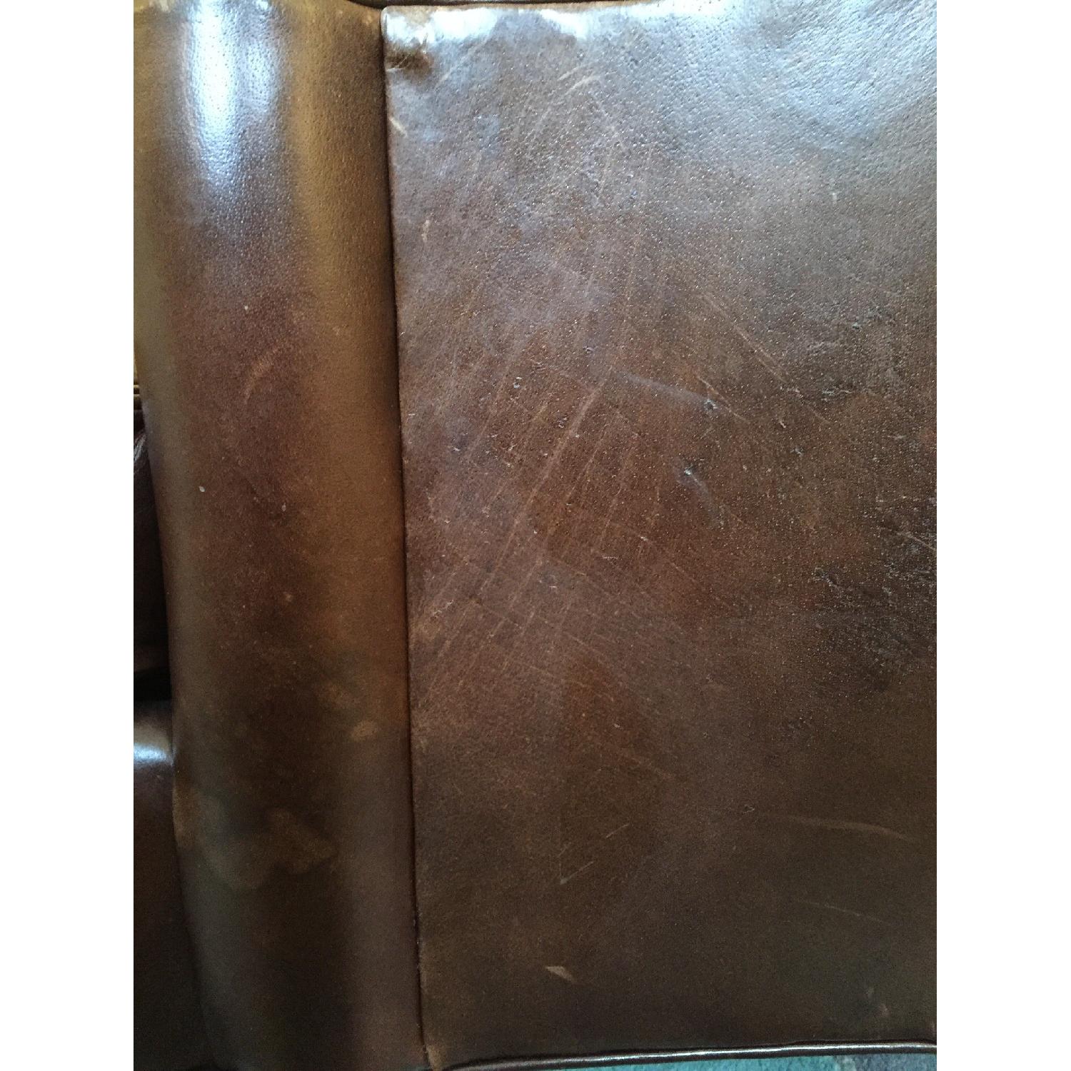 Room & Board Leather Sofa - image-7