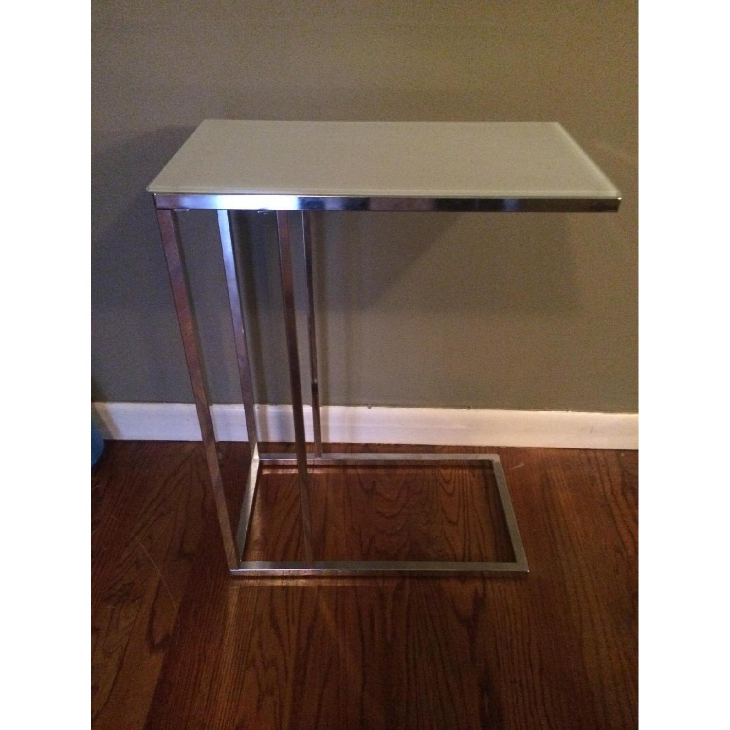 Tempered Glass Stainless Steel CTables AptDeco