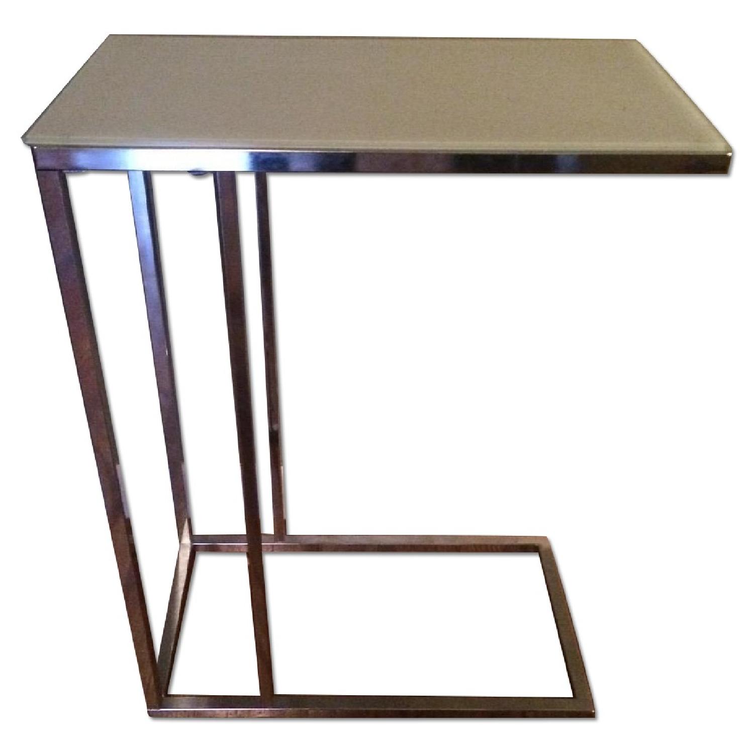 Tempered Glass Stainless Steel CTables AptDeco
