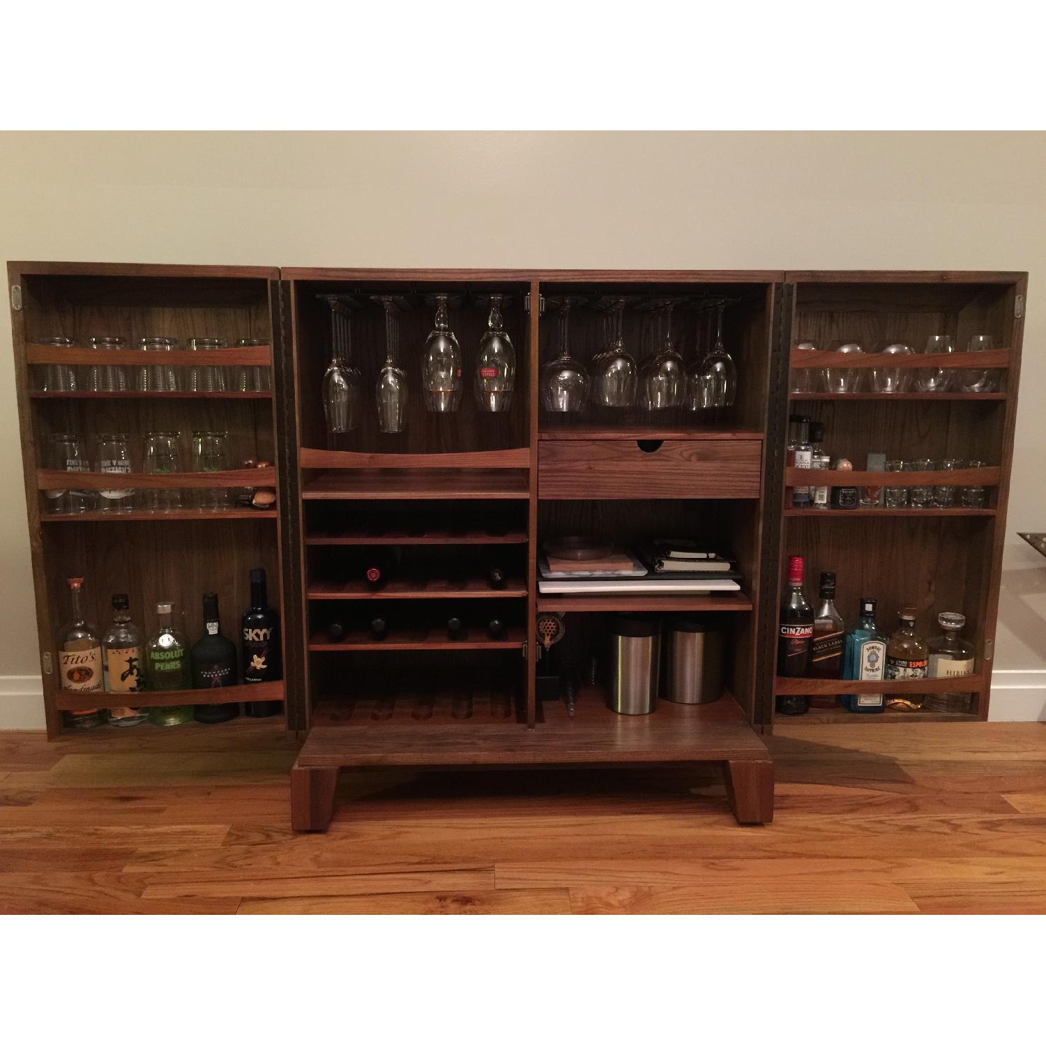 Crate & Barrel Marin Bar Cabinet - image-3
