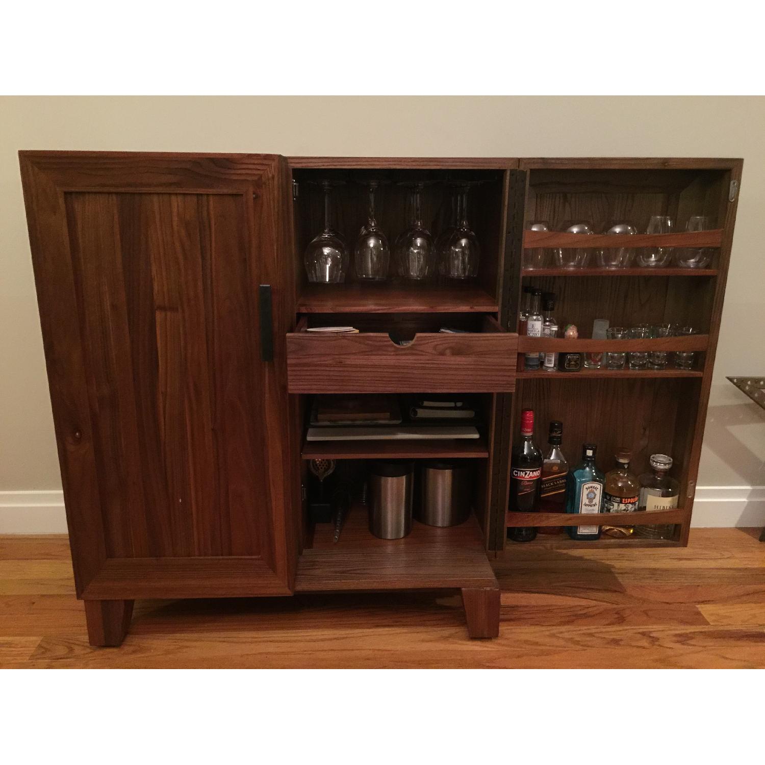 Crate & Barrel Marin Bar Cabinet - image-5