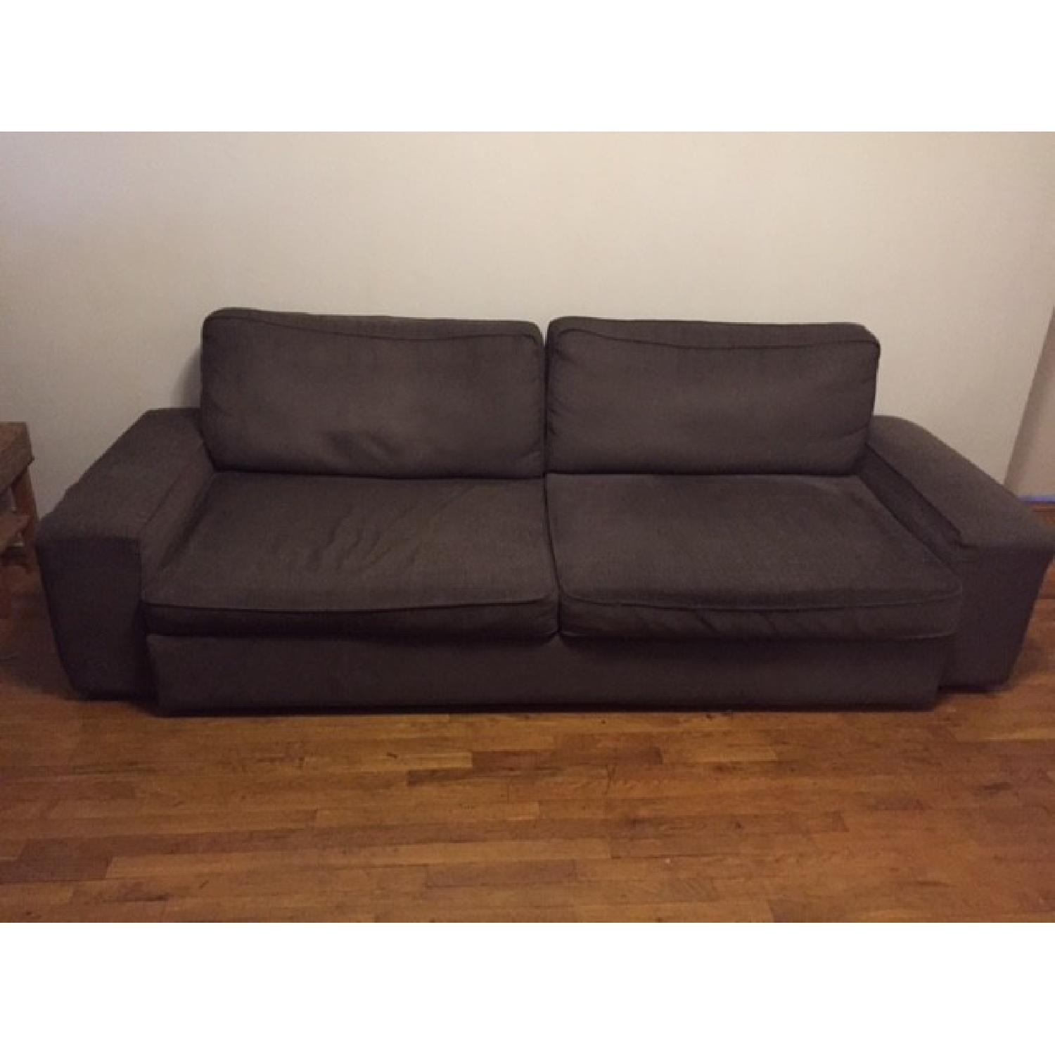 Ikea Grey Sleeper Sofa AptDeco