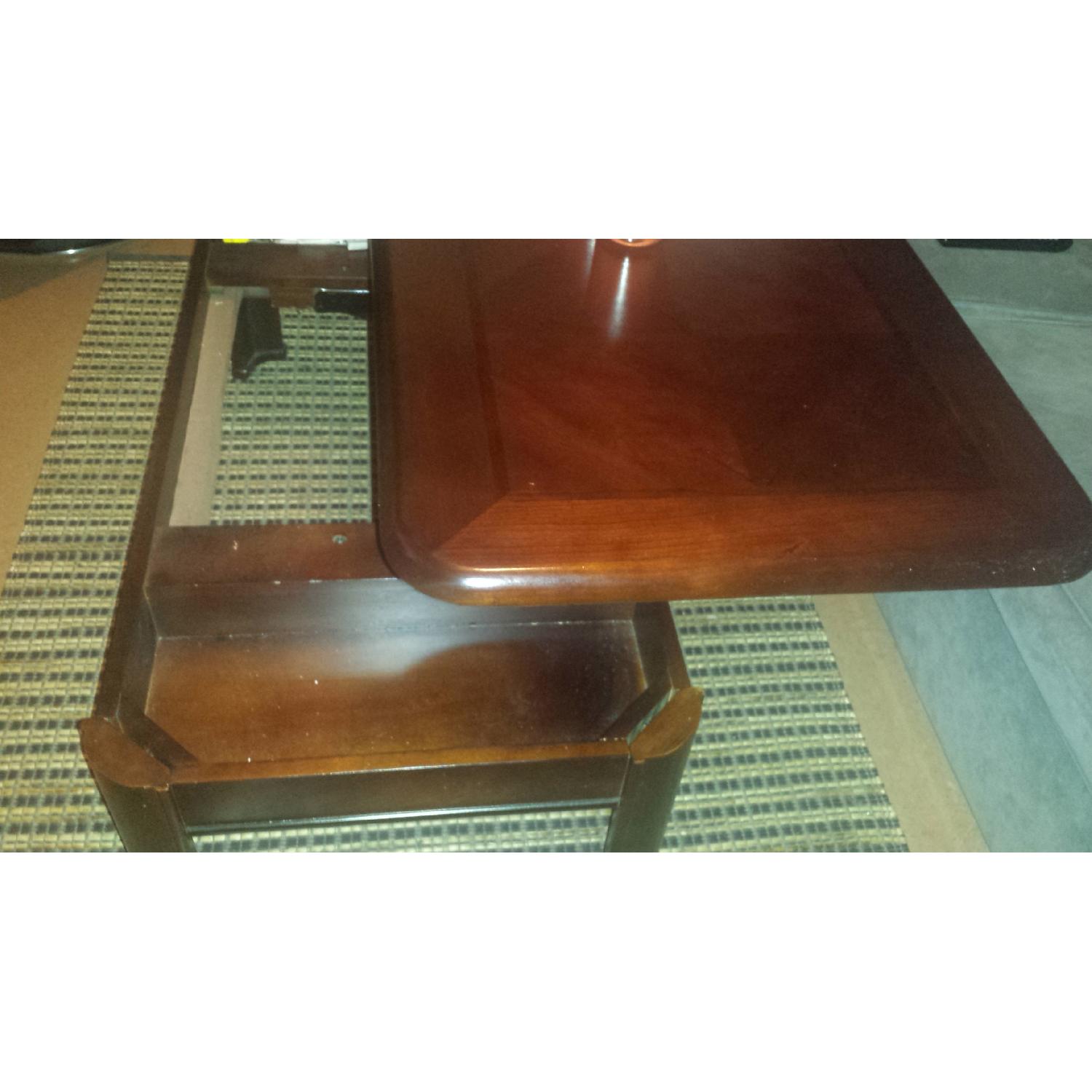 Bob's Discount Furniture Coffee Table + 2 Side Tables - image-4