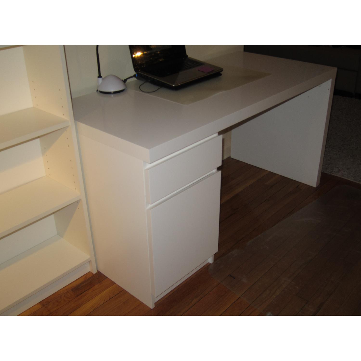 Ikea White Office Desk - image-3