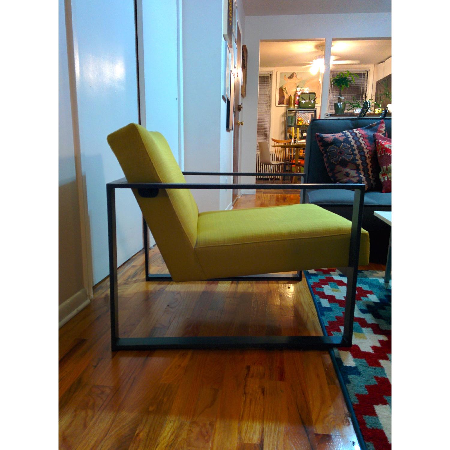 CB2 Specs Chair in Citron - image-3
