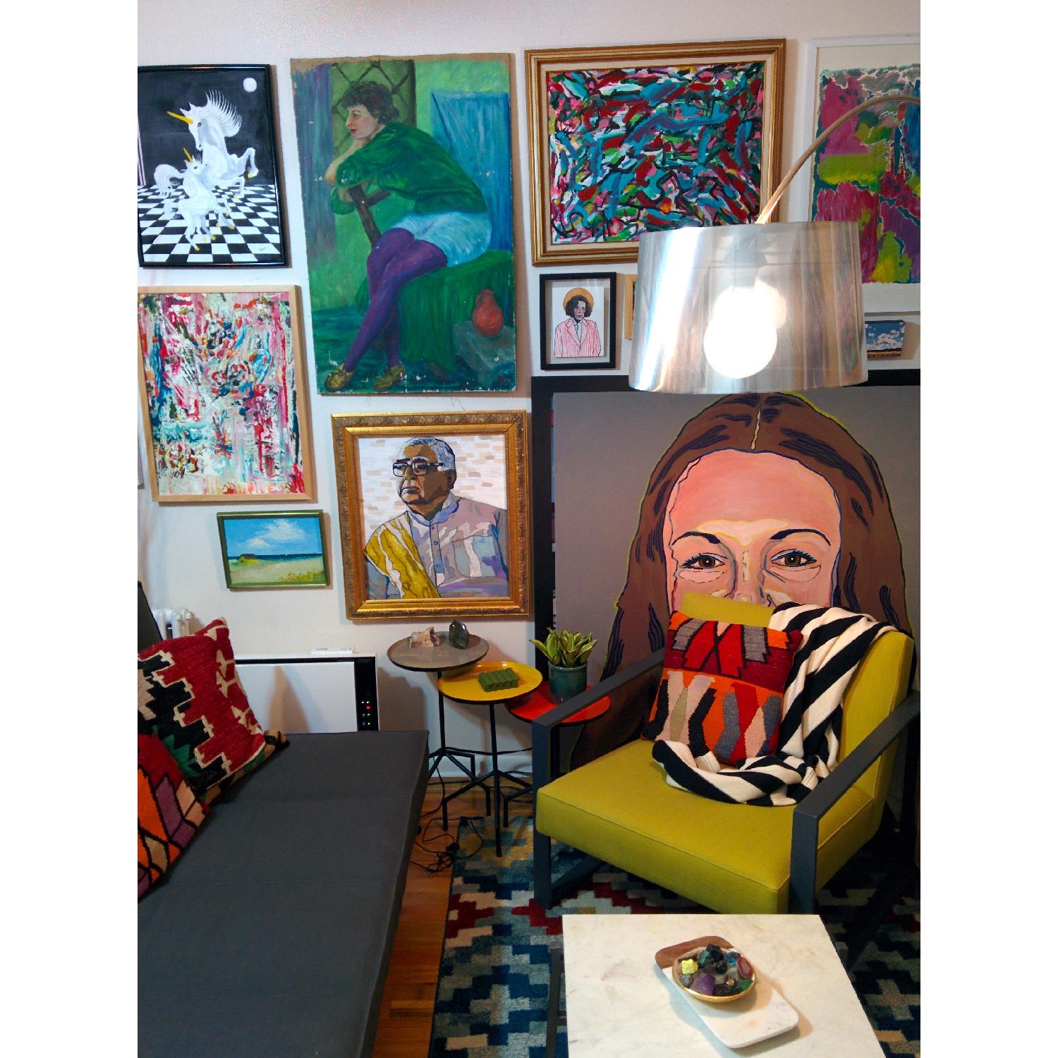 CB2 Specs Chair in Citron - image-5