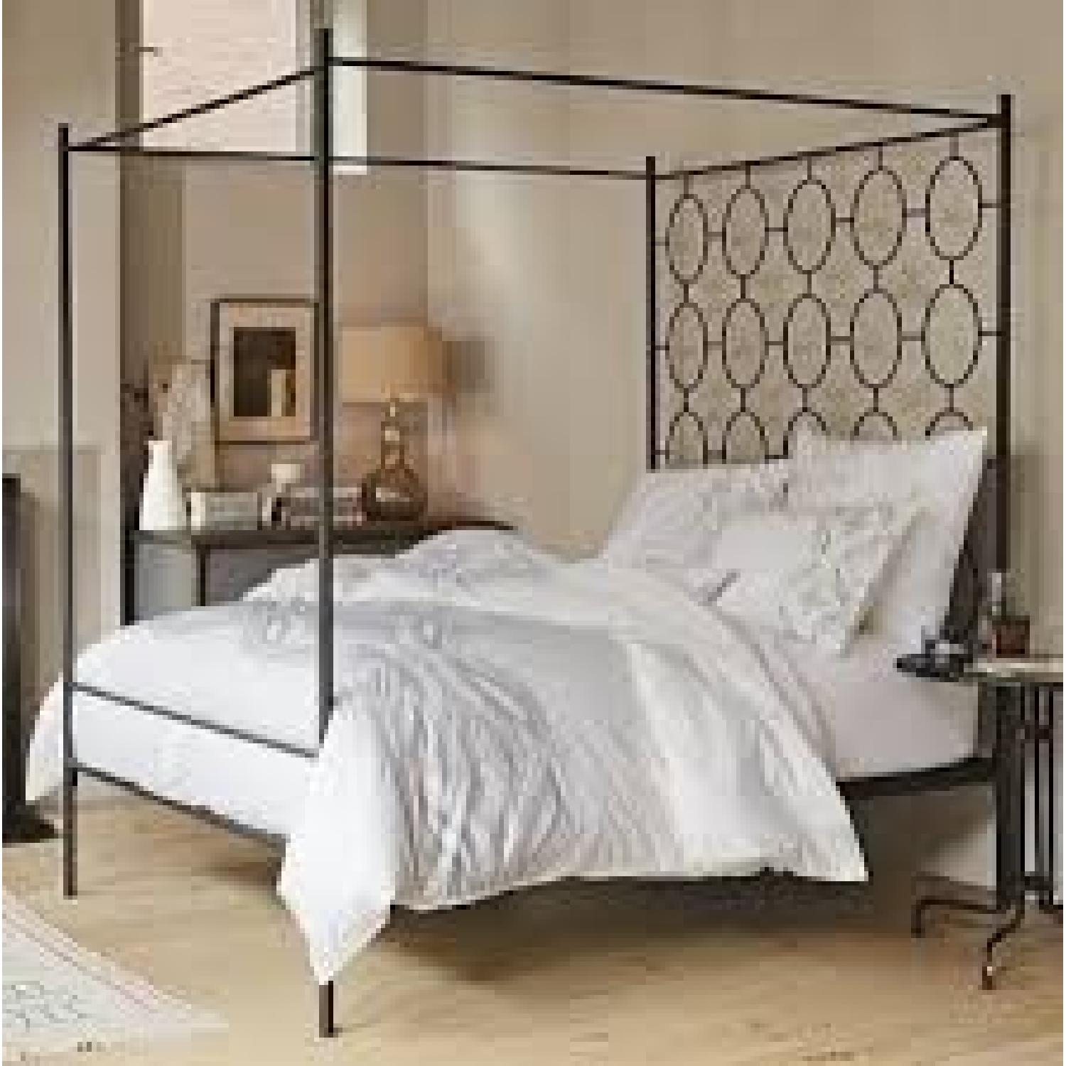 West Elm Ellipse Queen Canopy Bed - image-2