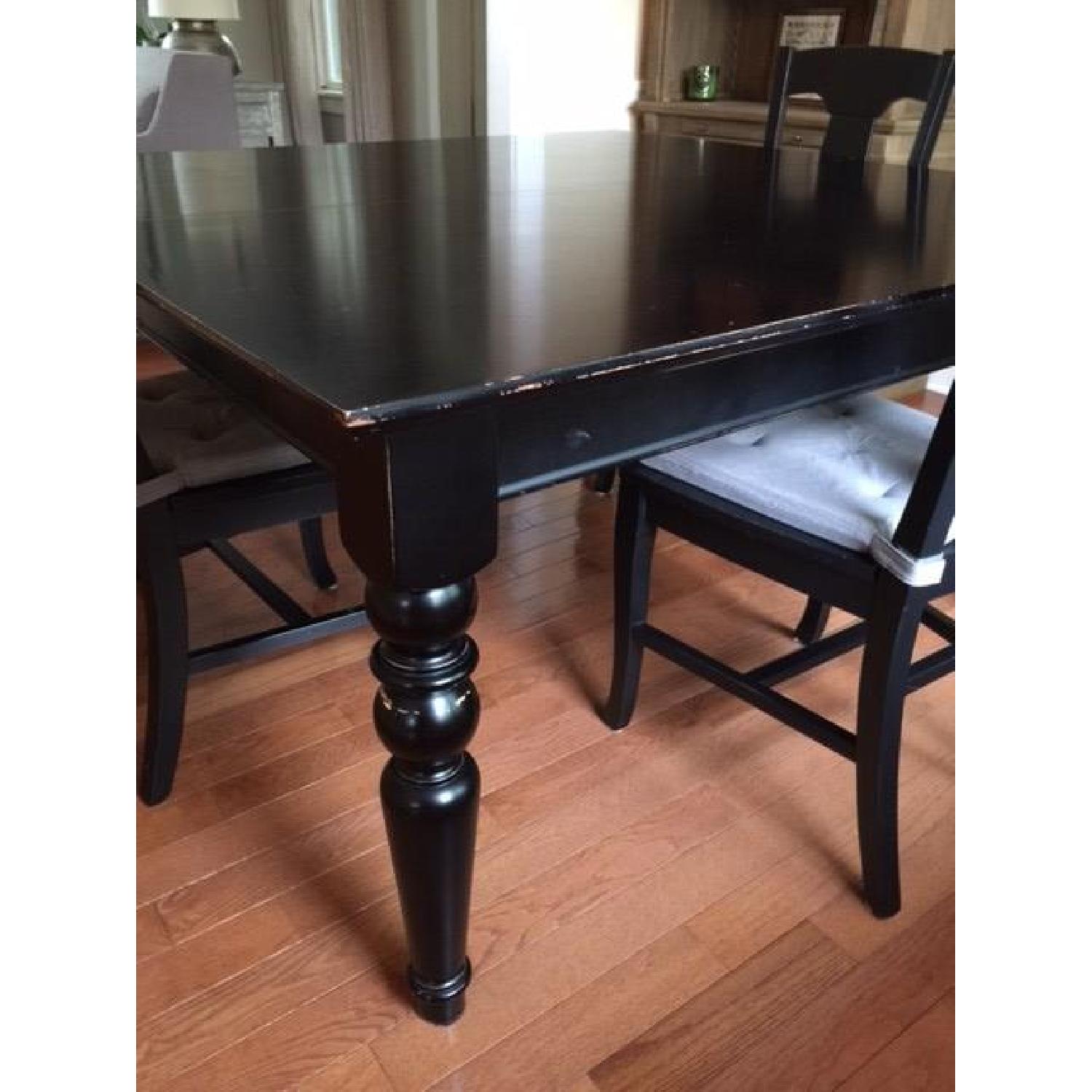 Pottery Barn Square Expandable Dining Table w/ 8 Chairs - image-4