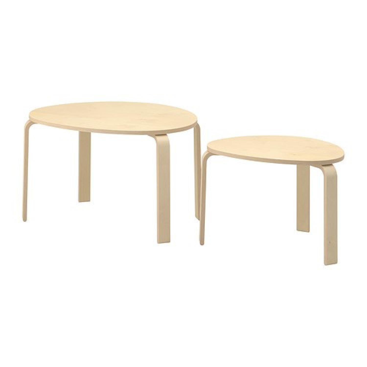 Ikea Svalsta Nesting Coffee Tables AptDeco