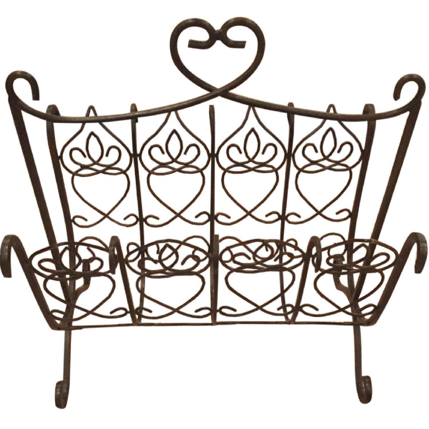 Southern Living Wrought Iron Magazine Rack - image-0