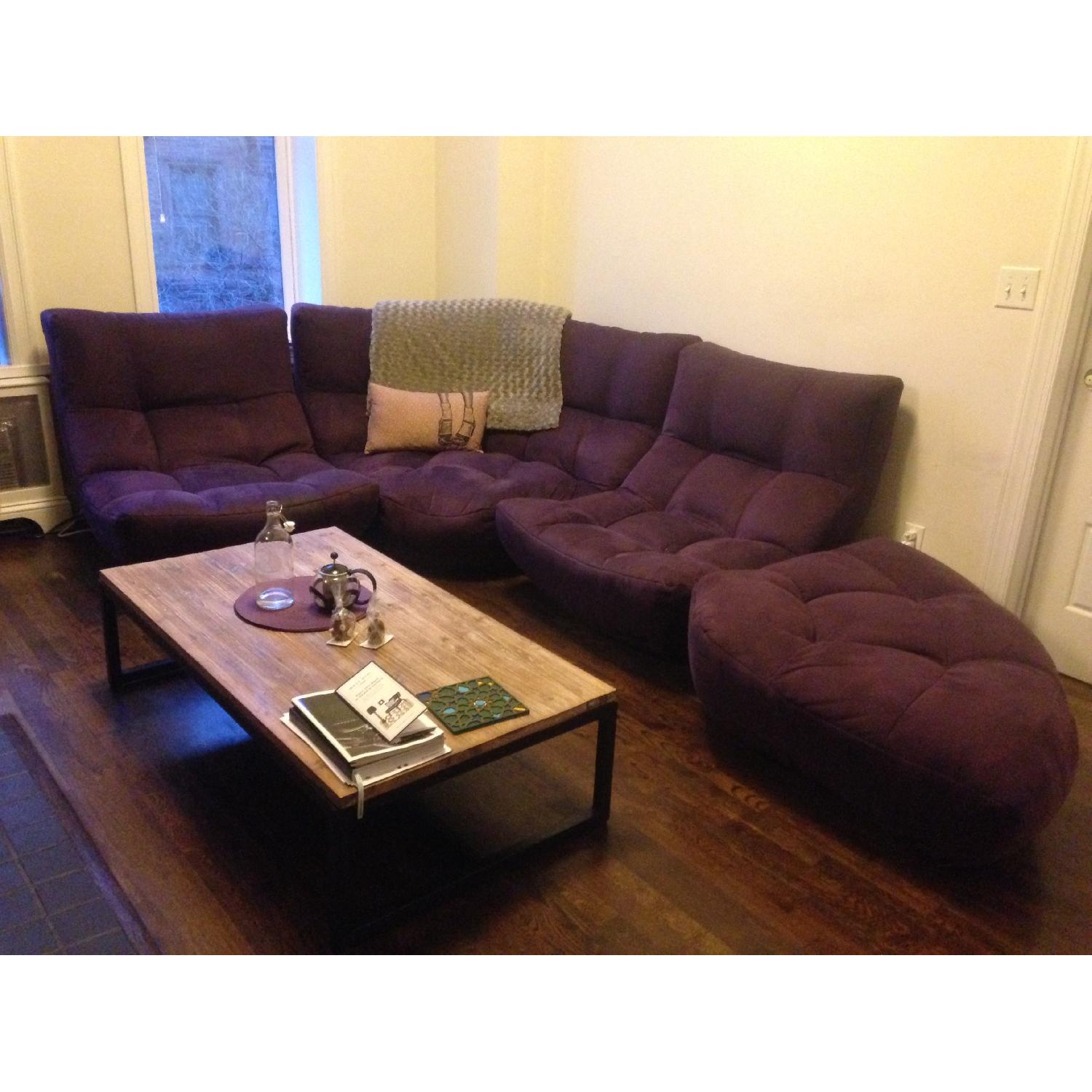 Chateau D'ax 4-Piece Curved Sectional Sofa - image-4
