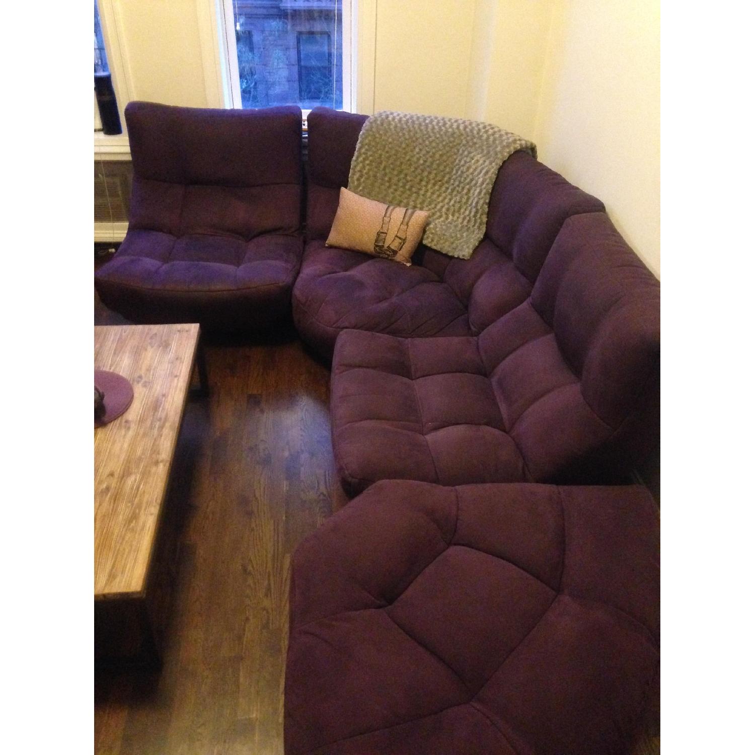 Chateau D'ax 4-Piece Curved Sectional Sofa - image-5