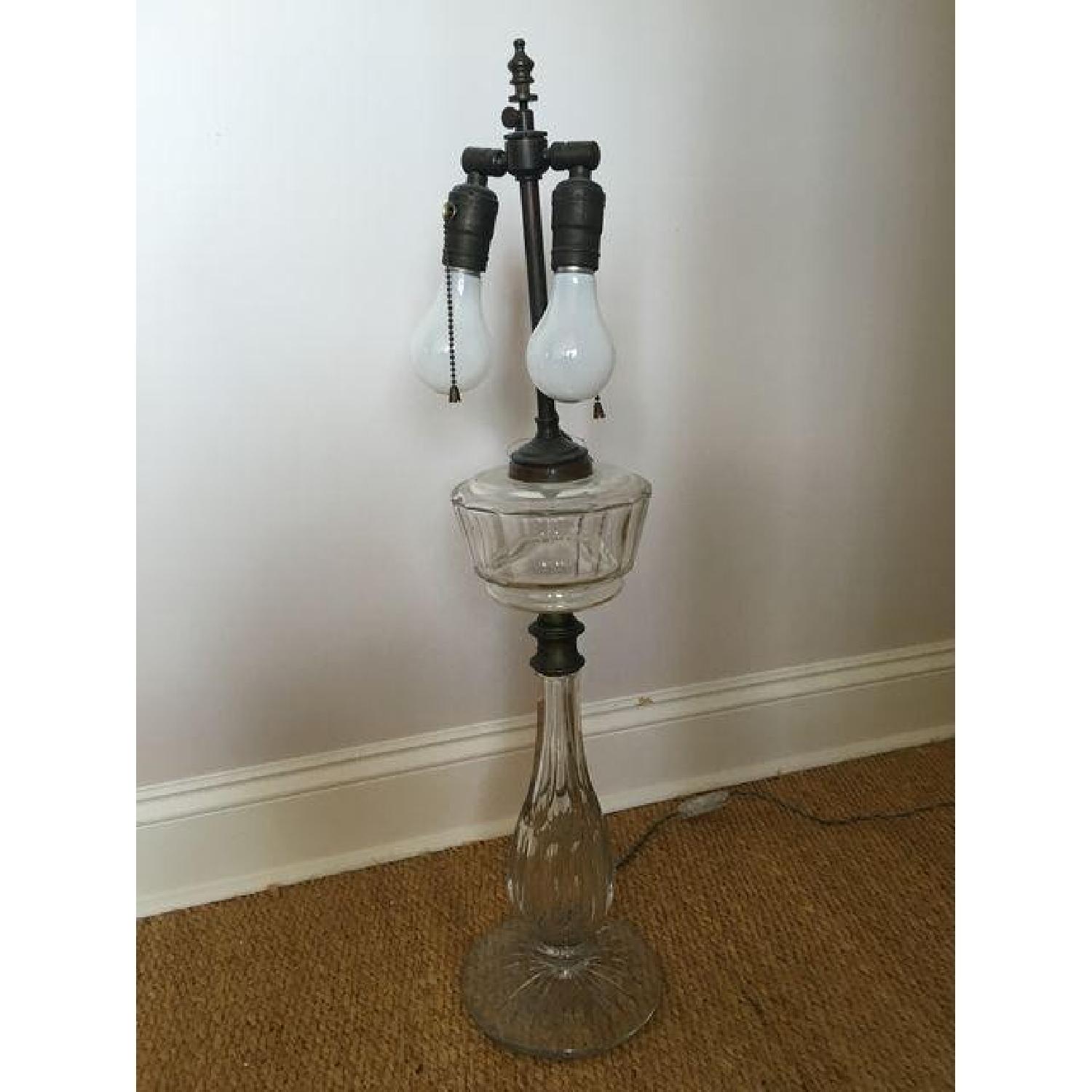 Vintage Leviton Glass Table Lamp - image-4