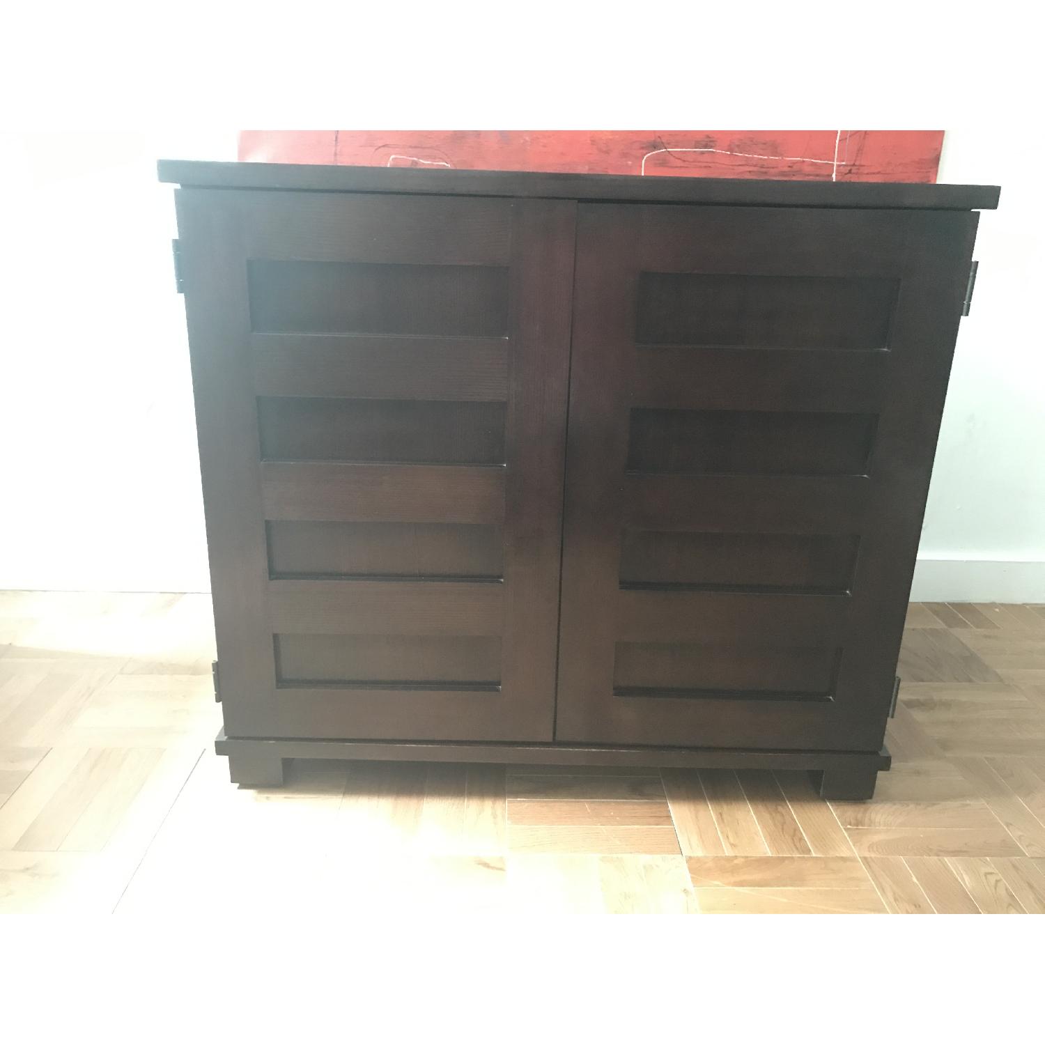crate & barrel solid wood incognito compact office/desk - aptdeco crate & barrel solid wood incognito compact office/desk - aptdeco