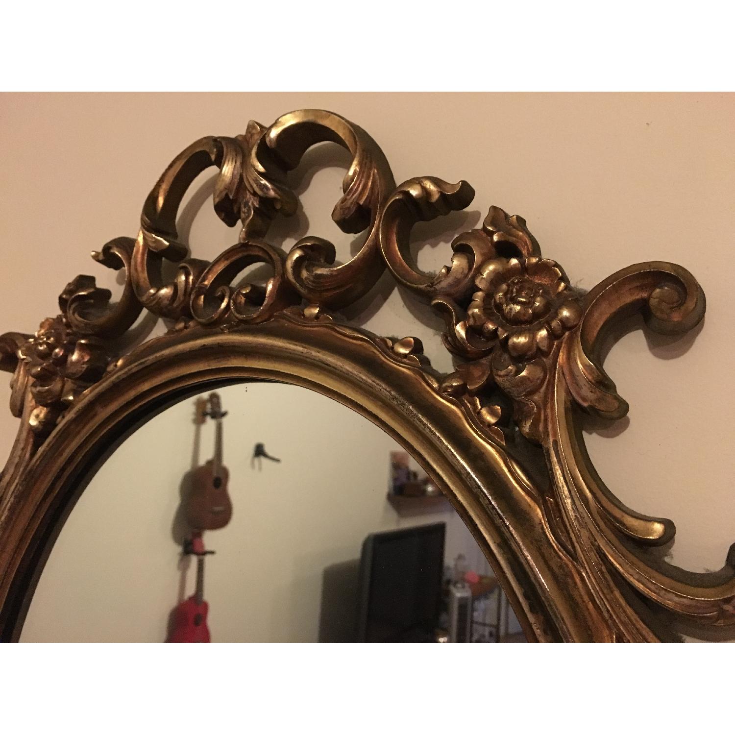 Antique Golden Frame Mirror - image-3