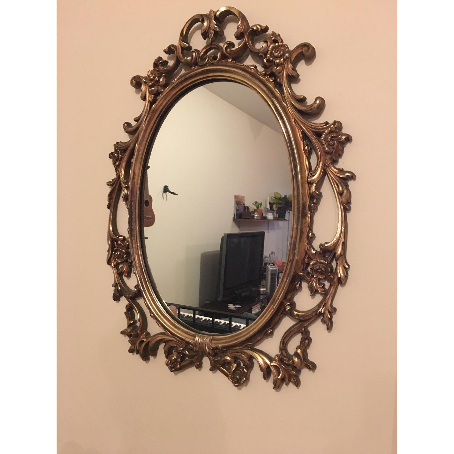 Antique Golden Frame Mirror - image-4