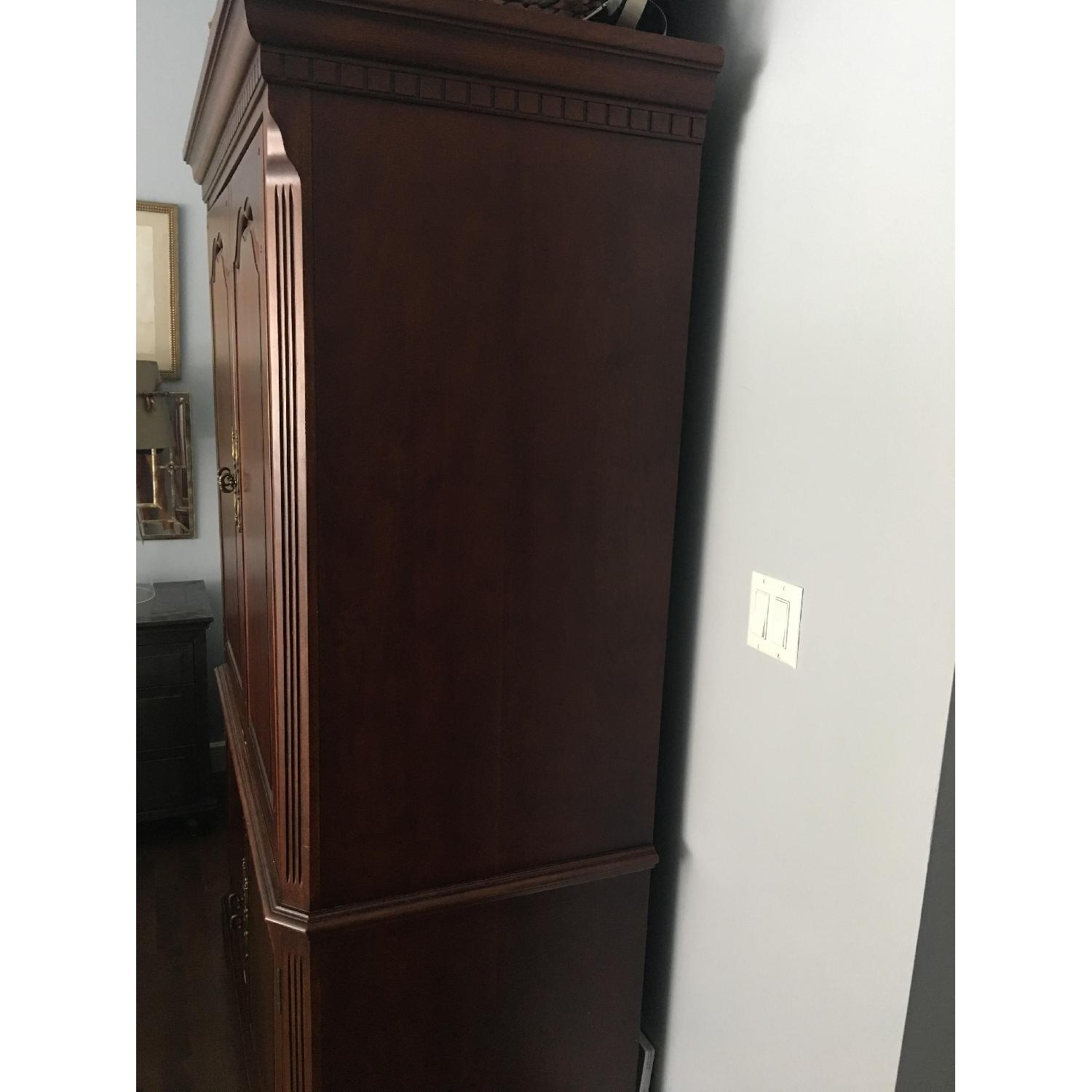 Cherry Solid Wood Entertainment Center - image-2