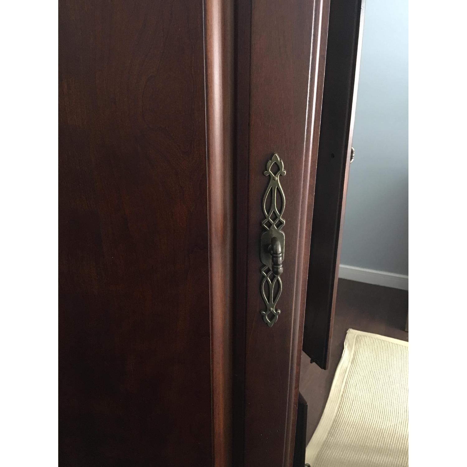 Cherry Solid Wood Entertainment Center - image-4