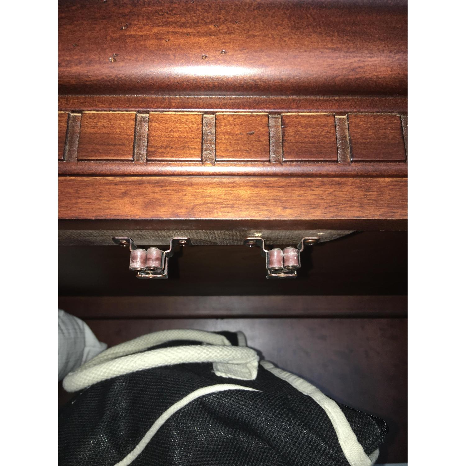 Cherry Solid Wood Entertainment Center - image-8