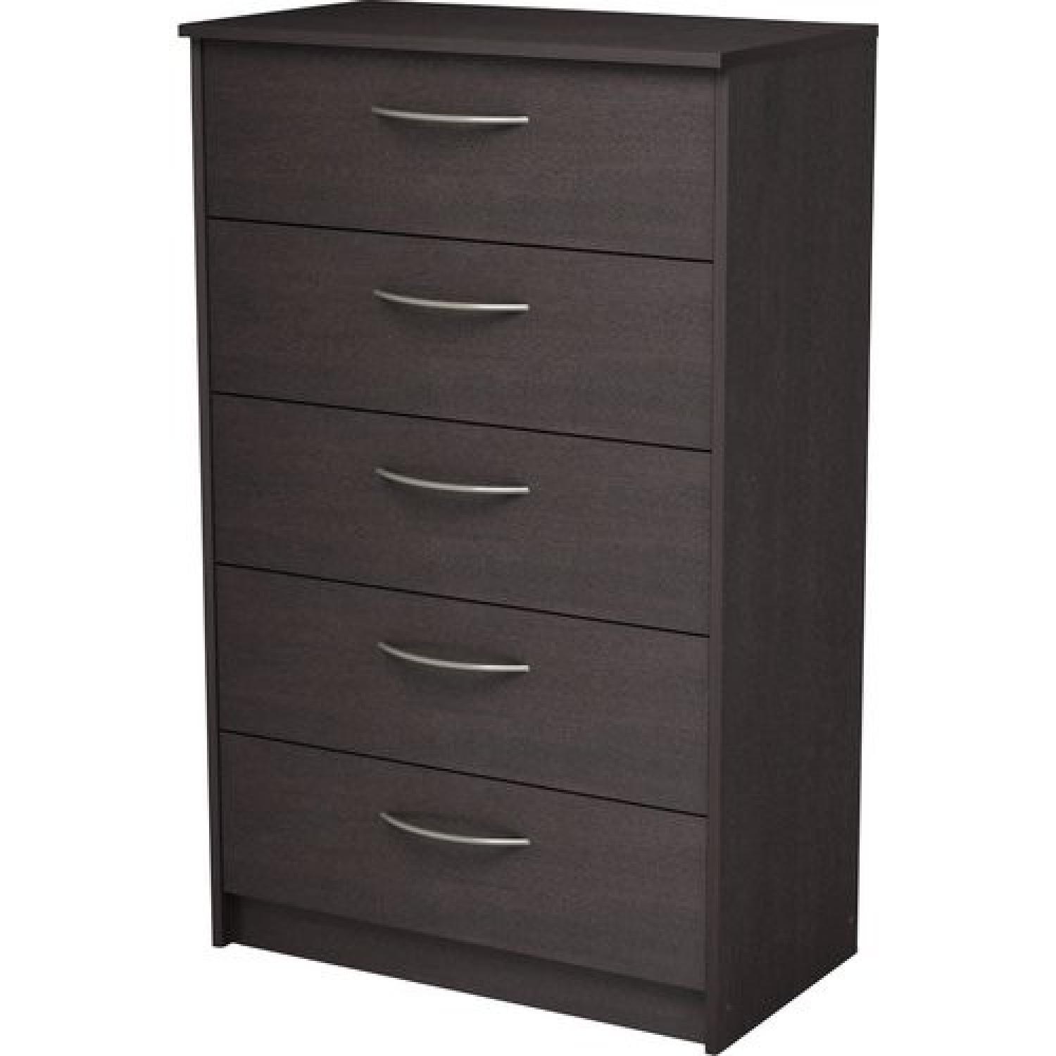 Zipcode Design Espresso 5-Drawer Chest - image-1