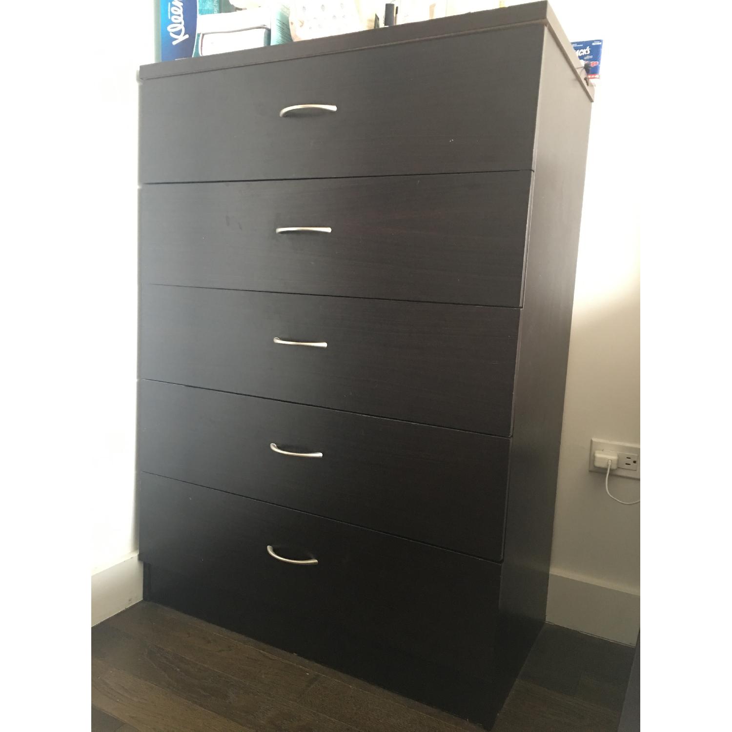 Zipcode Design Espresso 5-Drawer Chest - image-3