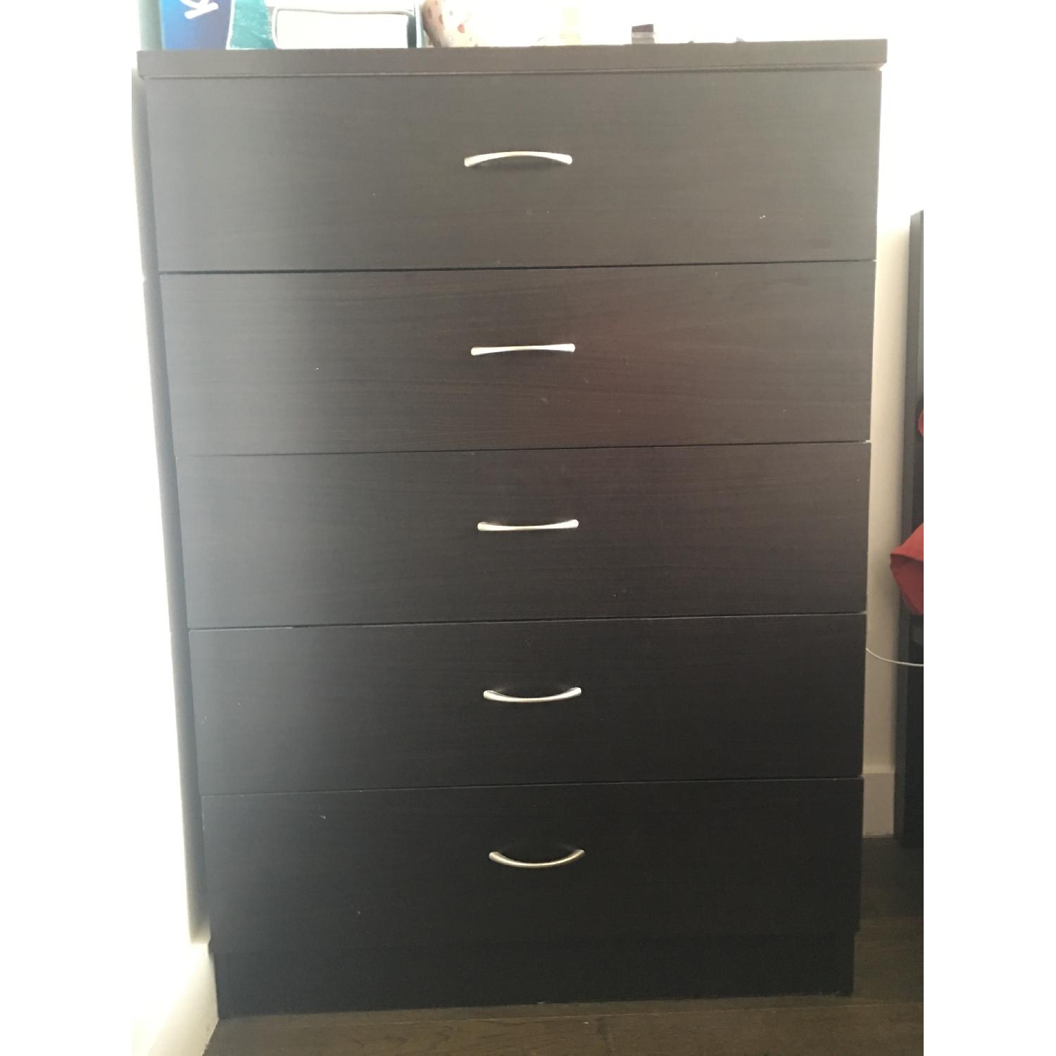 Zipcode Design Espresso 5-Drawer Chest - image-4