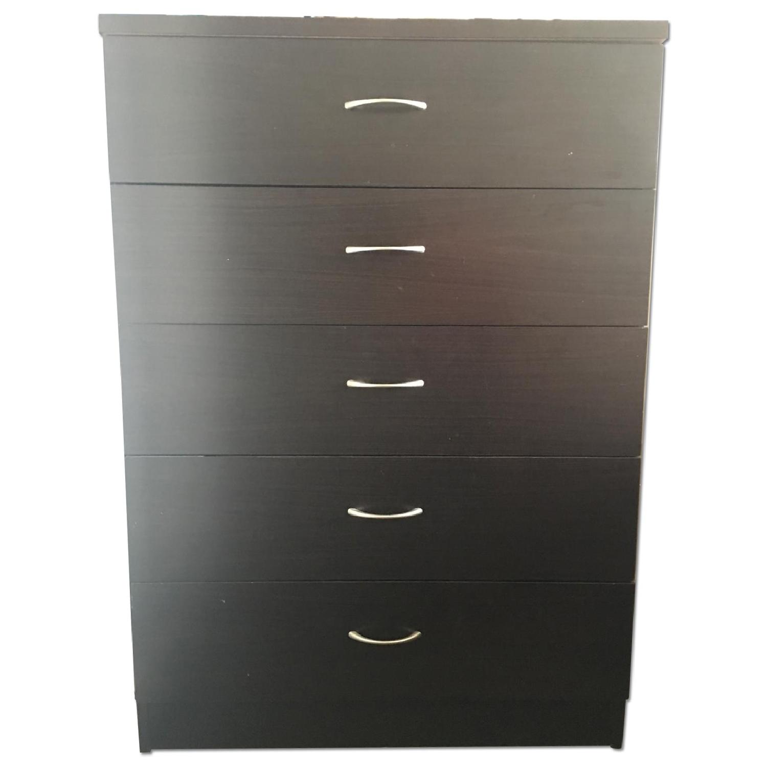 Zipcode Design Espresso 5-Drawer Chest - image-0