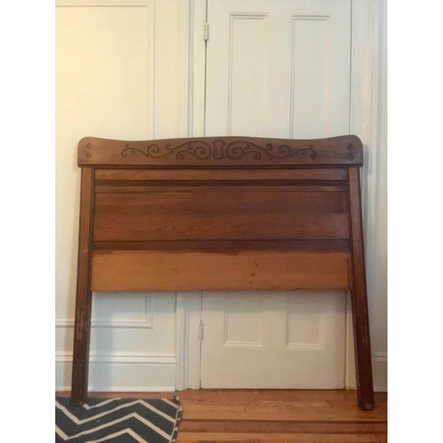 Antique Solid Wood 3 Piece Bedroom Set AptDeco