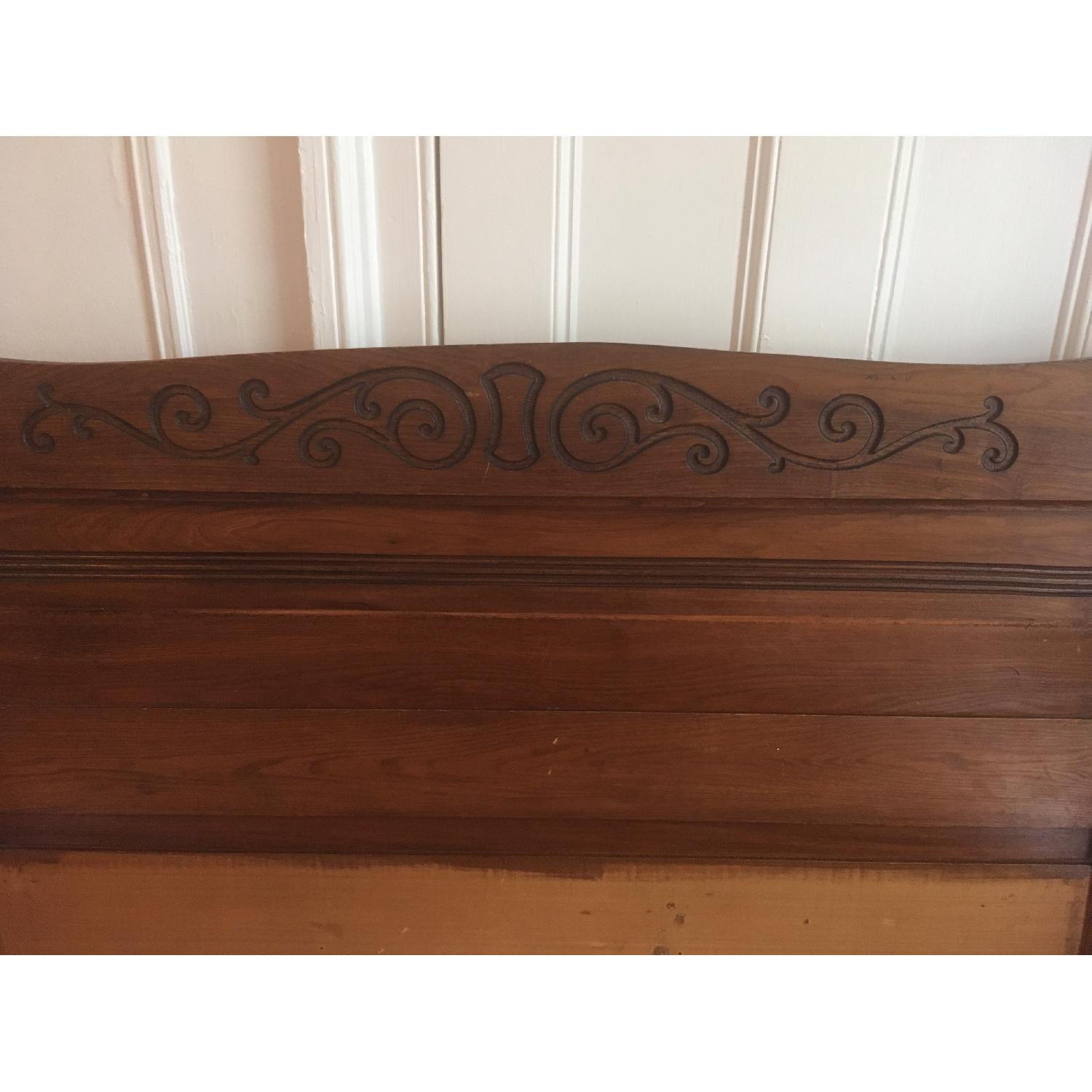 Antique Solid Wood 3 Piece Bedroom Set - image-2