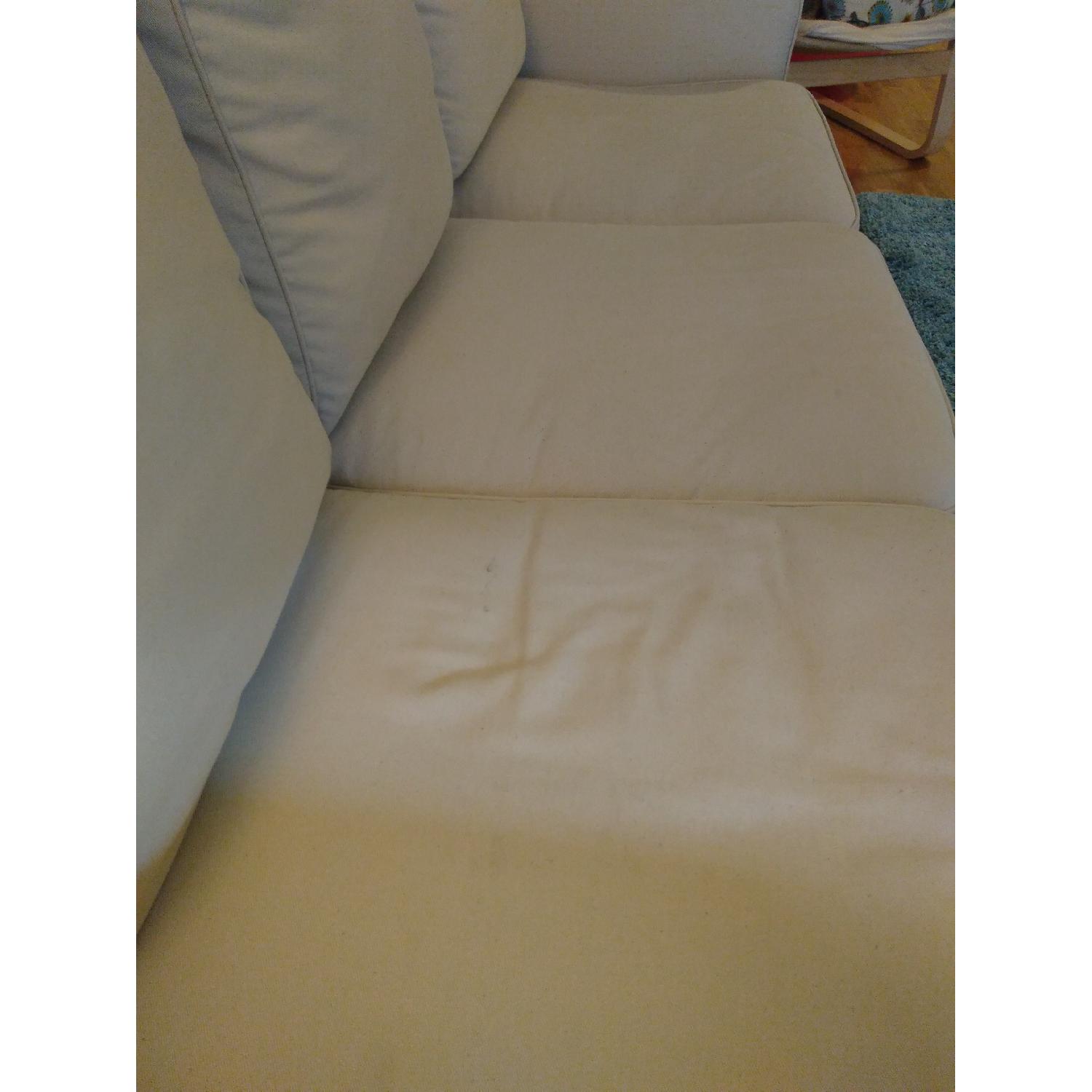 Ikea Ektorp 3 Seater Sofa w/ Beige Cover - image-4