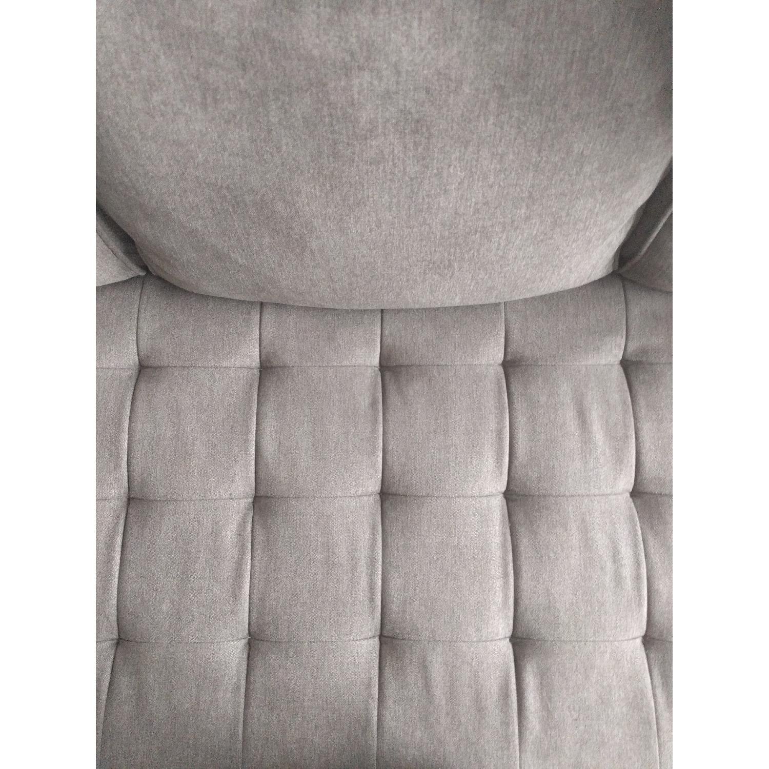 Havertys Grey Sofa - image-5