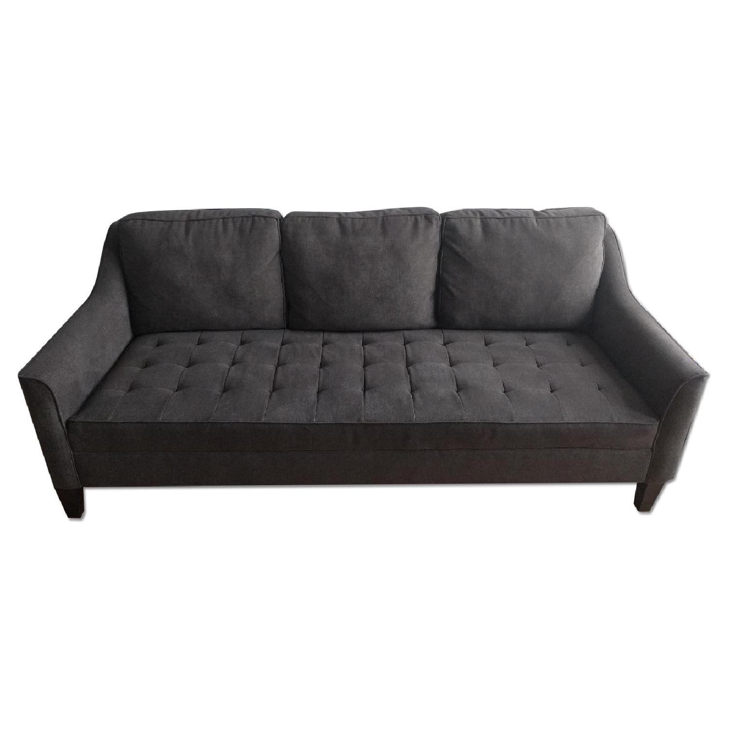 Havertys Grey Sofa AptDeco