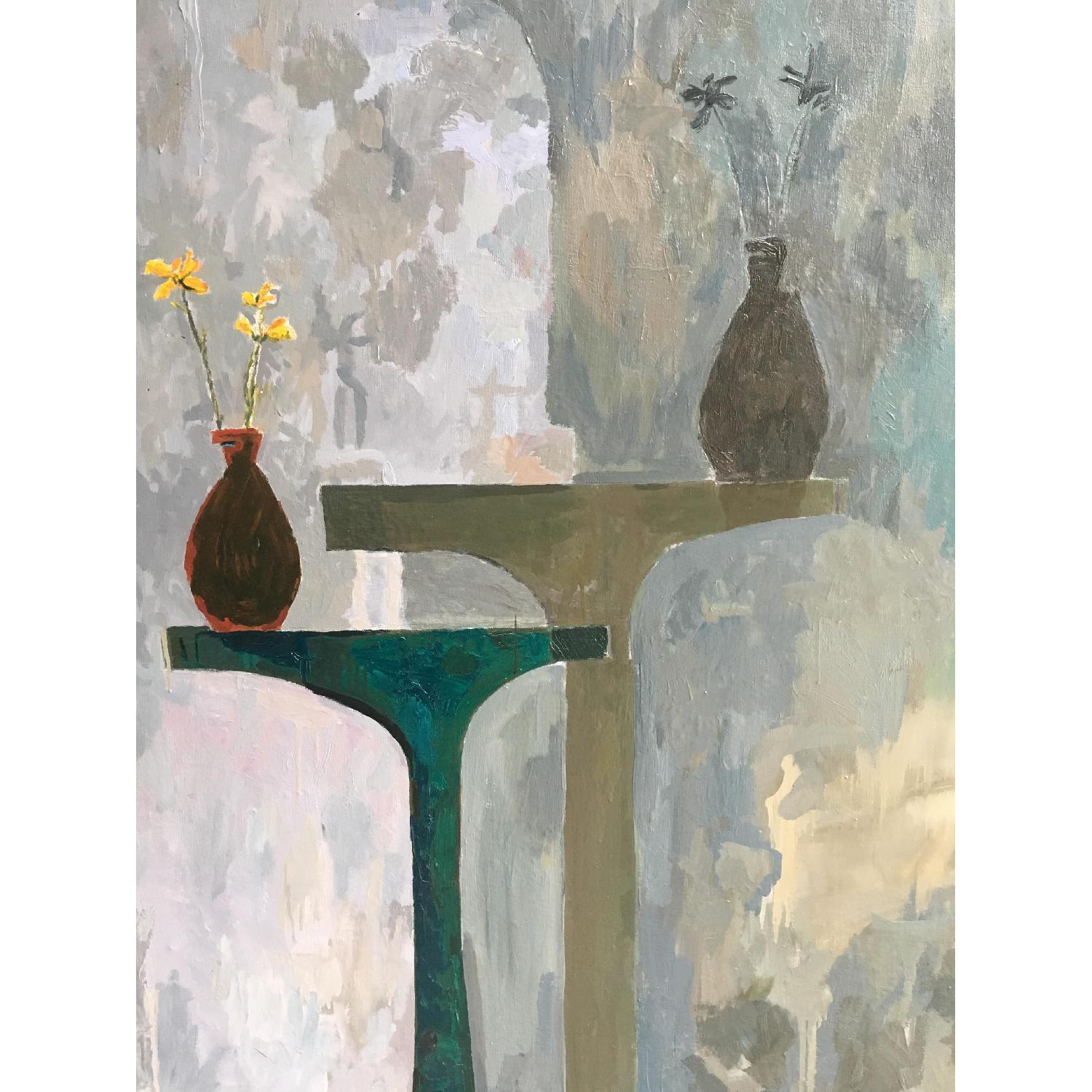 Vintage Original Still Life Painting Large Format by Paul Rinaldi - image-2