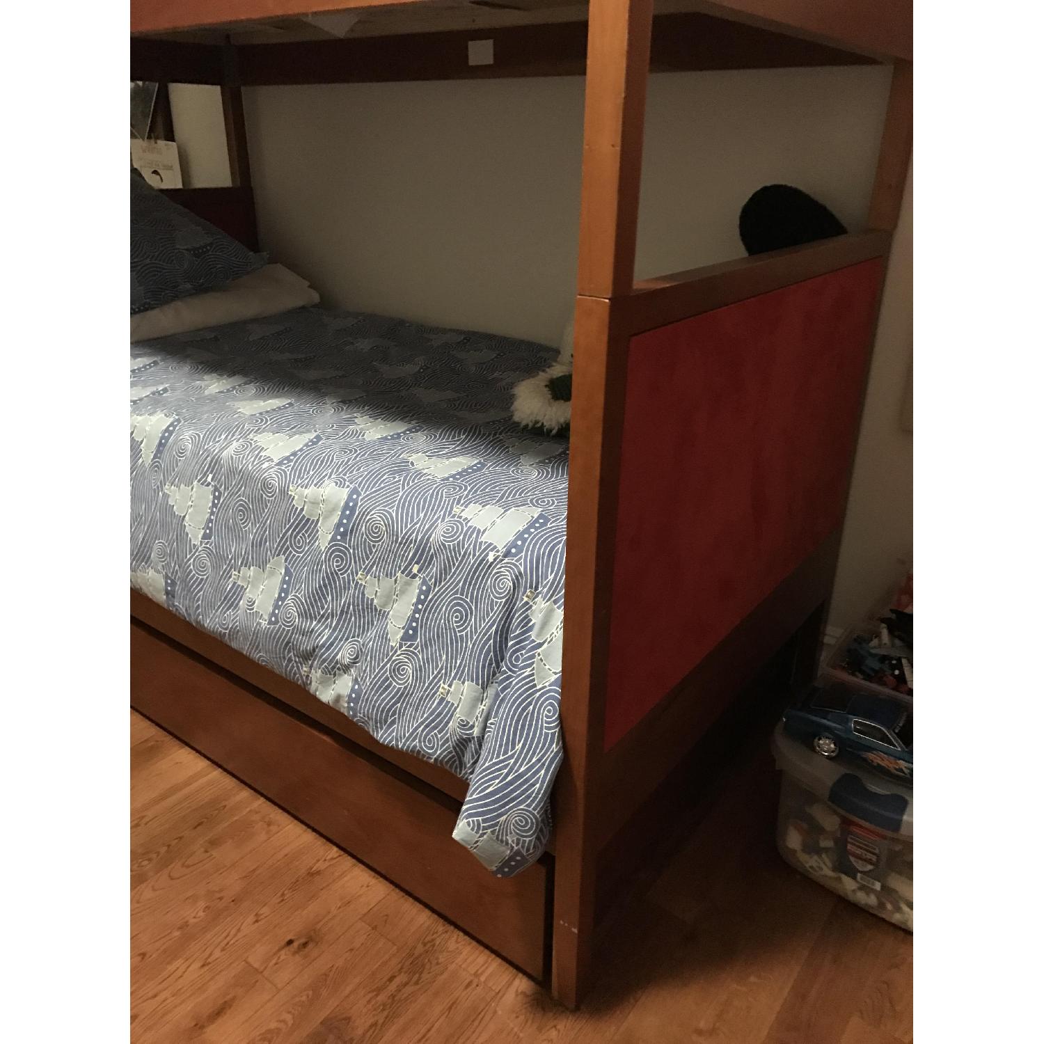 Bunk Bed w/ Removable Ladder & Underneath Storage - image-2