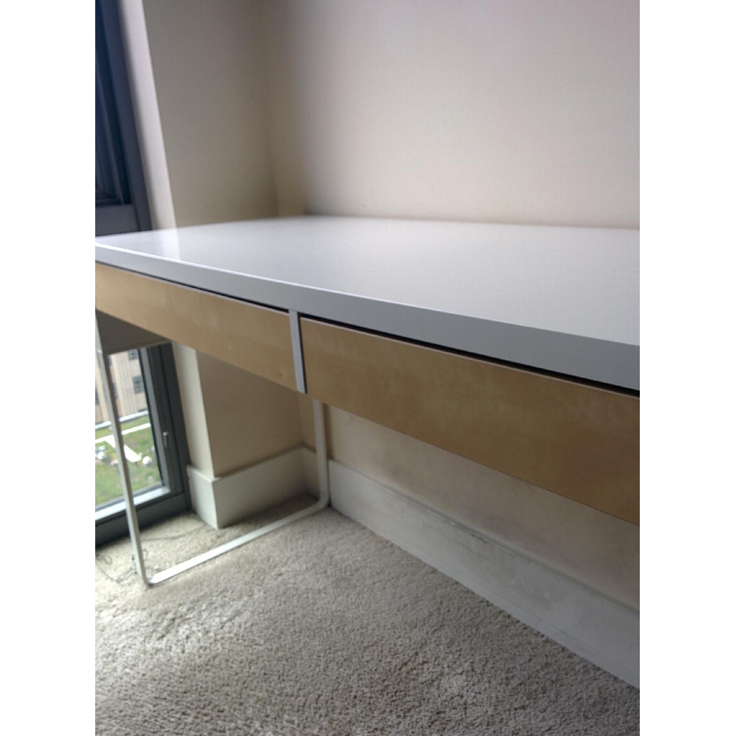 Ikea Micke White & Birch Desk - image-2