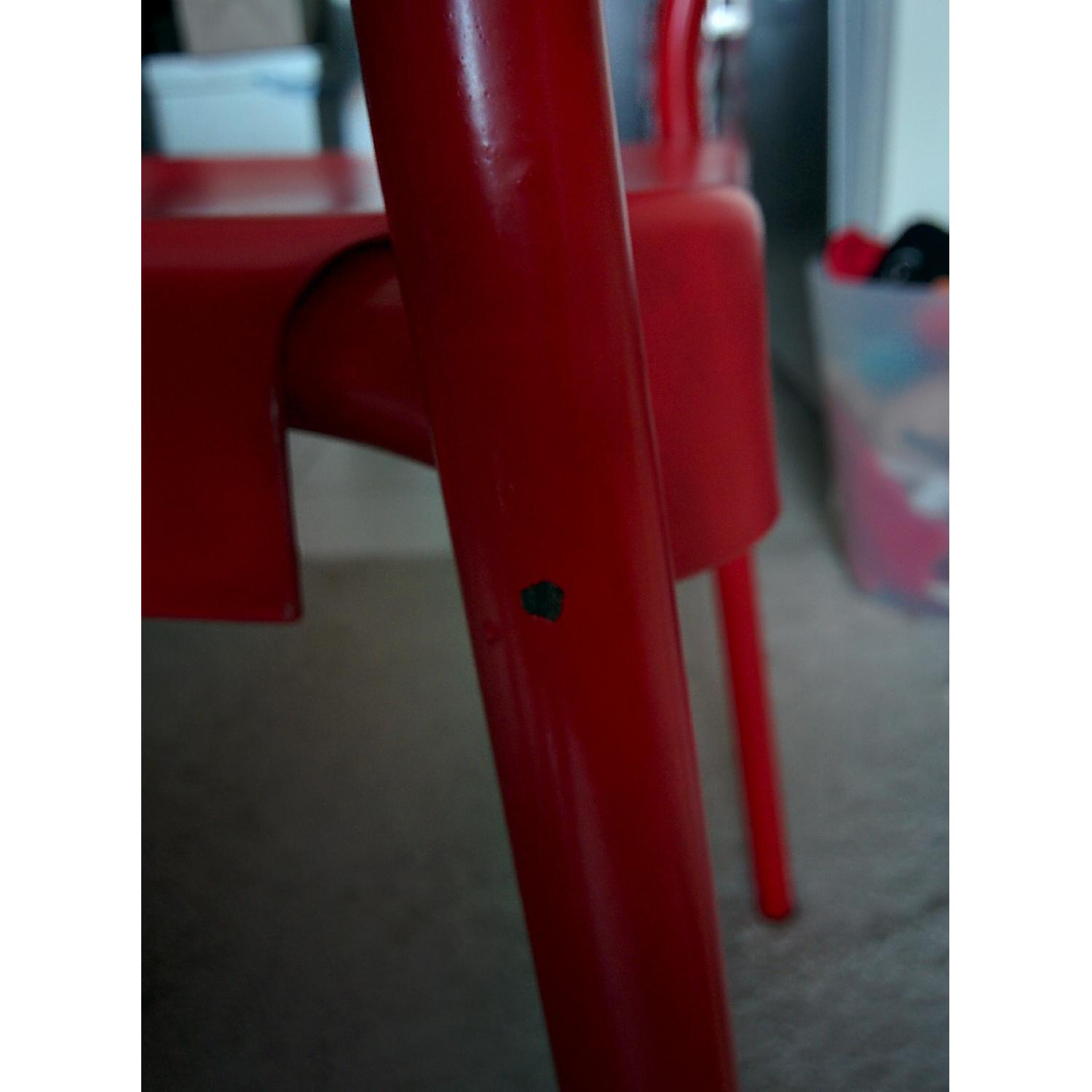 Ikea Red Plastic Chairs - image-4