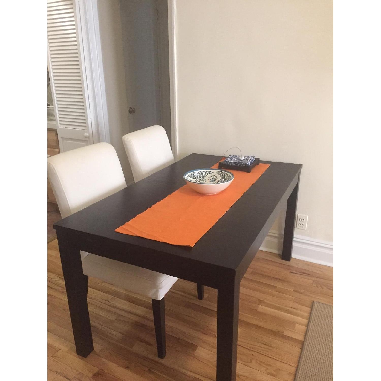 Ikea Bjursta Extendable Dining Table in Black - image-9