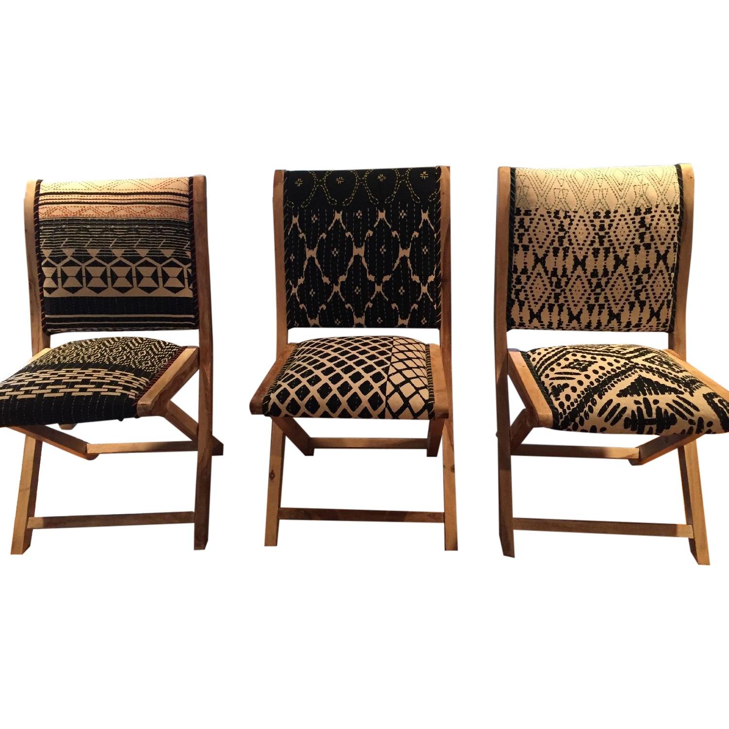 Anthropologie Terai Folding Chairs - image-0