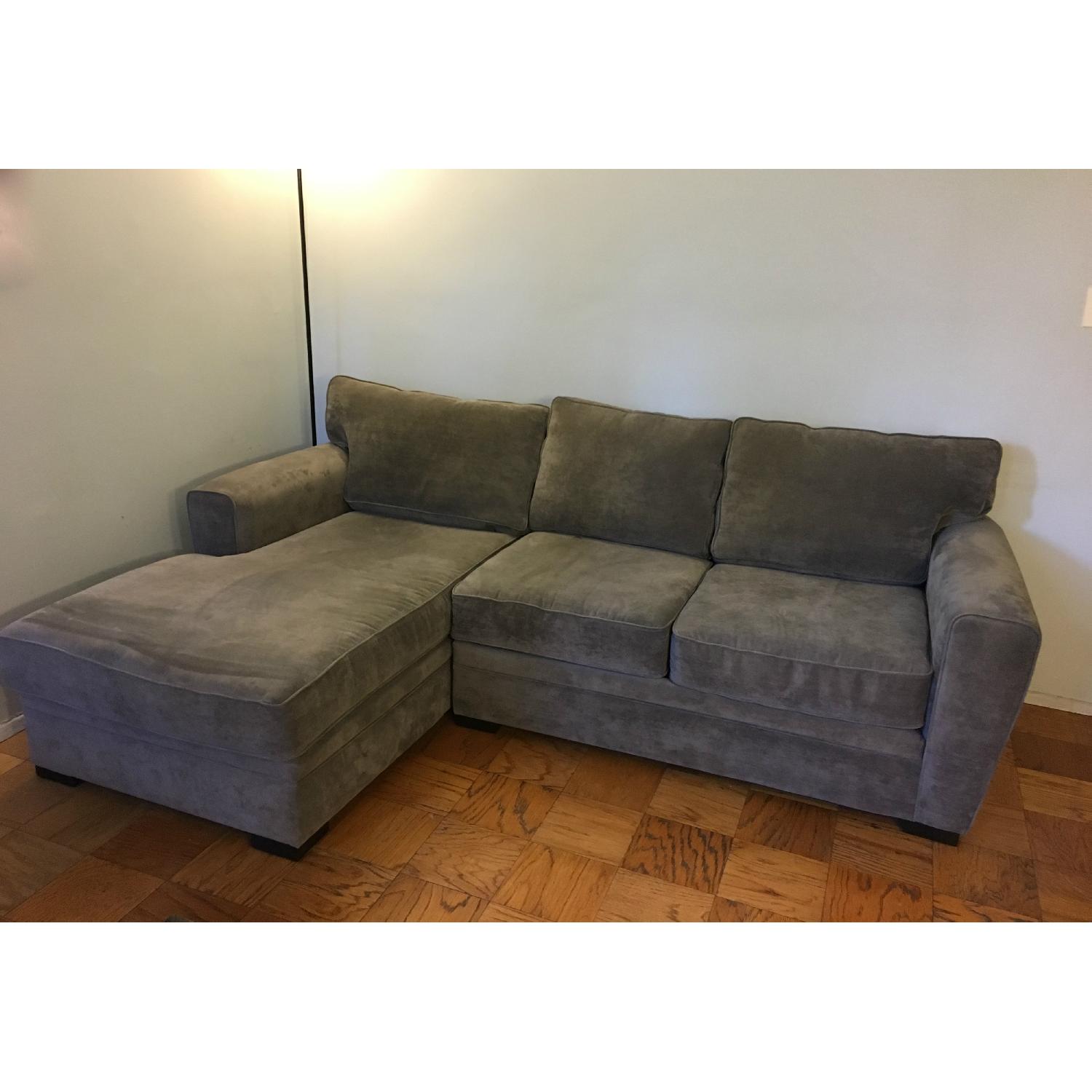 Raymour & Flanigan Artemis II 2-Piece Sectional Sofa in Gypsy Vintage - image-1