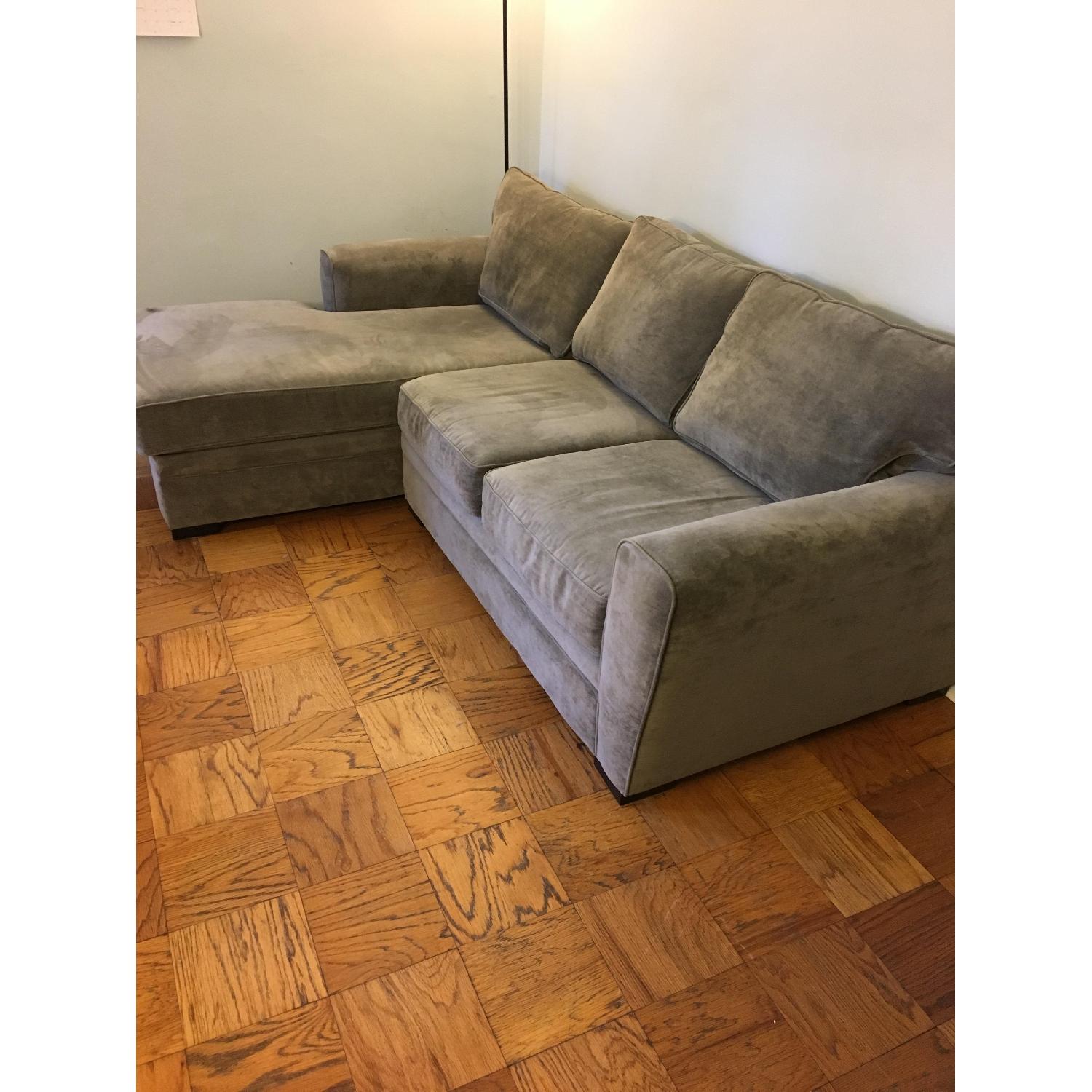 Raymour & Flanigan Artemis II 2-Piece Sectional Sofa in Gypsy Vintage - image-2