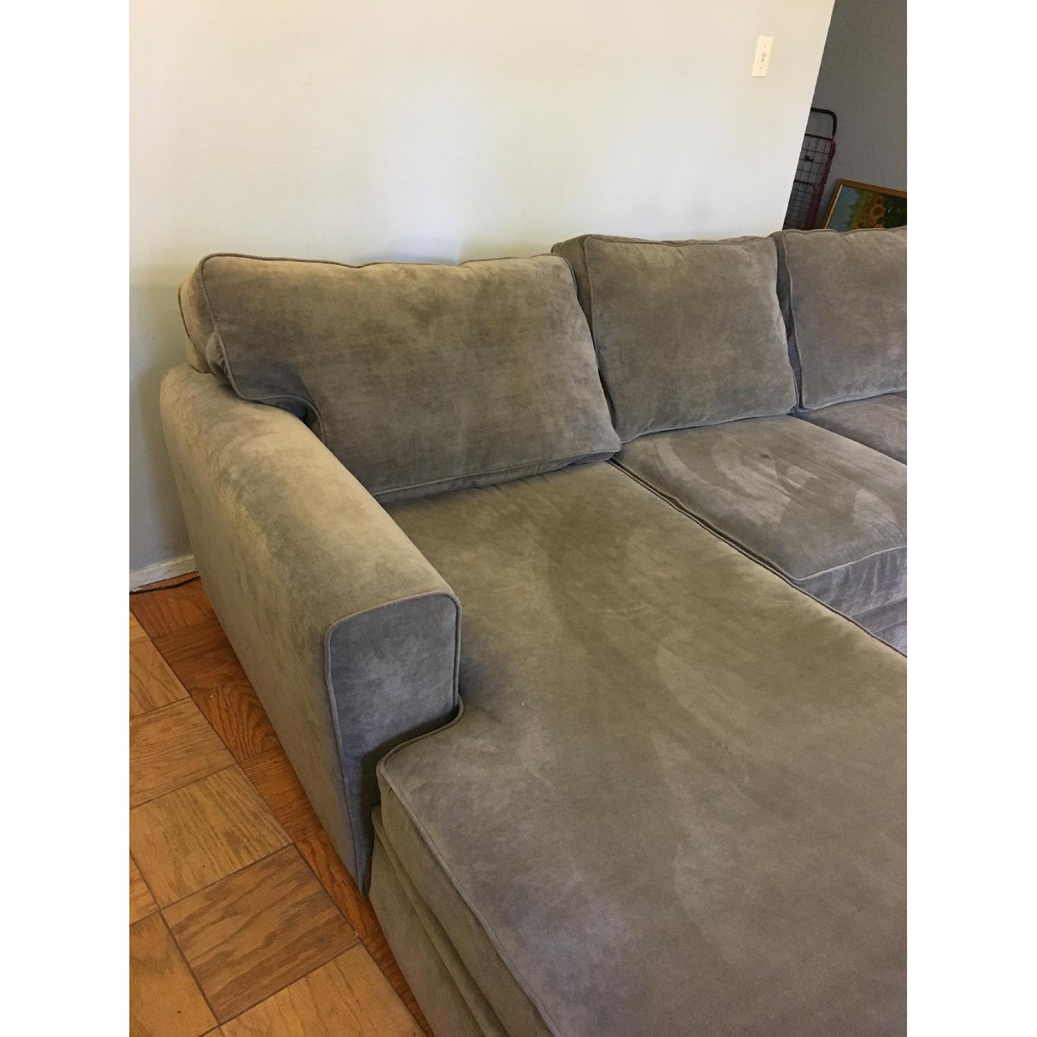 Raymour & Flanigan Artemis II 2-Piece Sectional Sofa in Gypsy Vintage - image-4