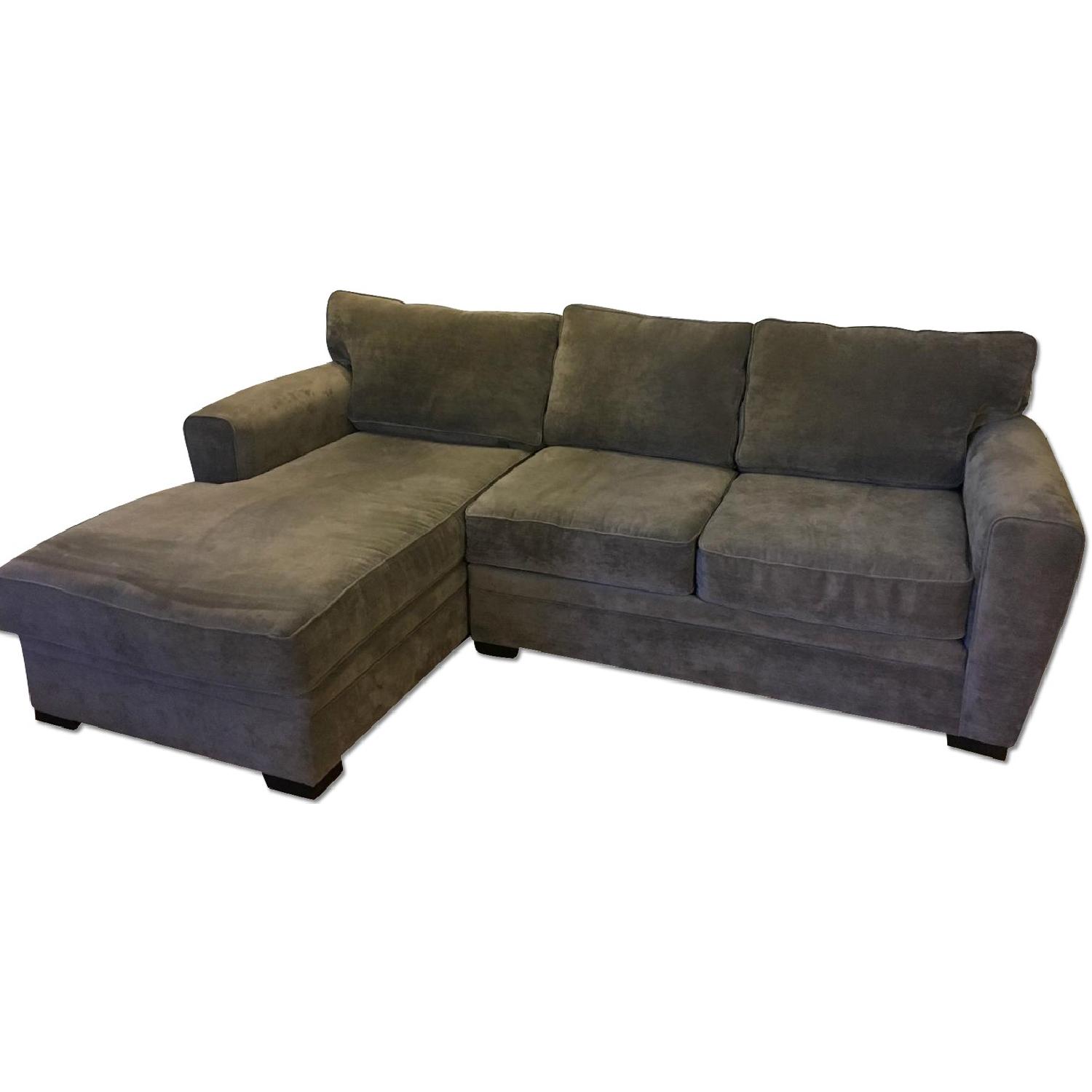 Raymour & Flanigan Artemis II 2-Piece Sectional Sofa in Gypsy Vintage - image-0