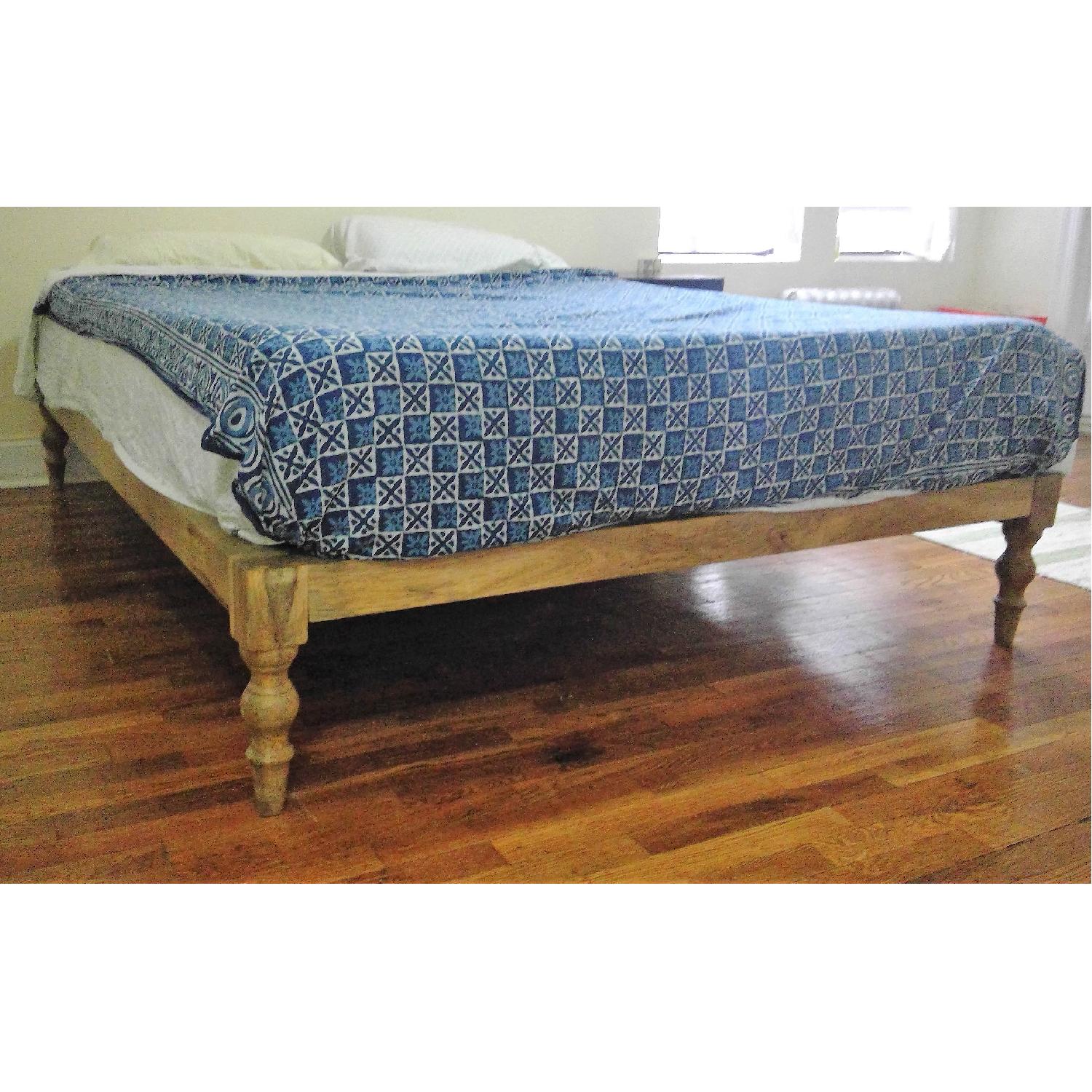 Urban Outfitters Bohemian Platform Queen Bed Frame - image-1